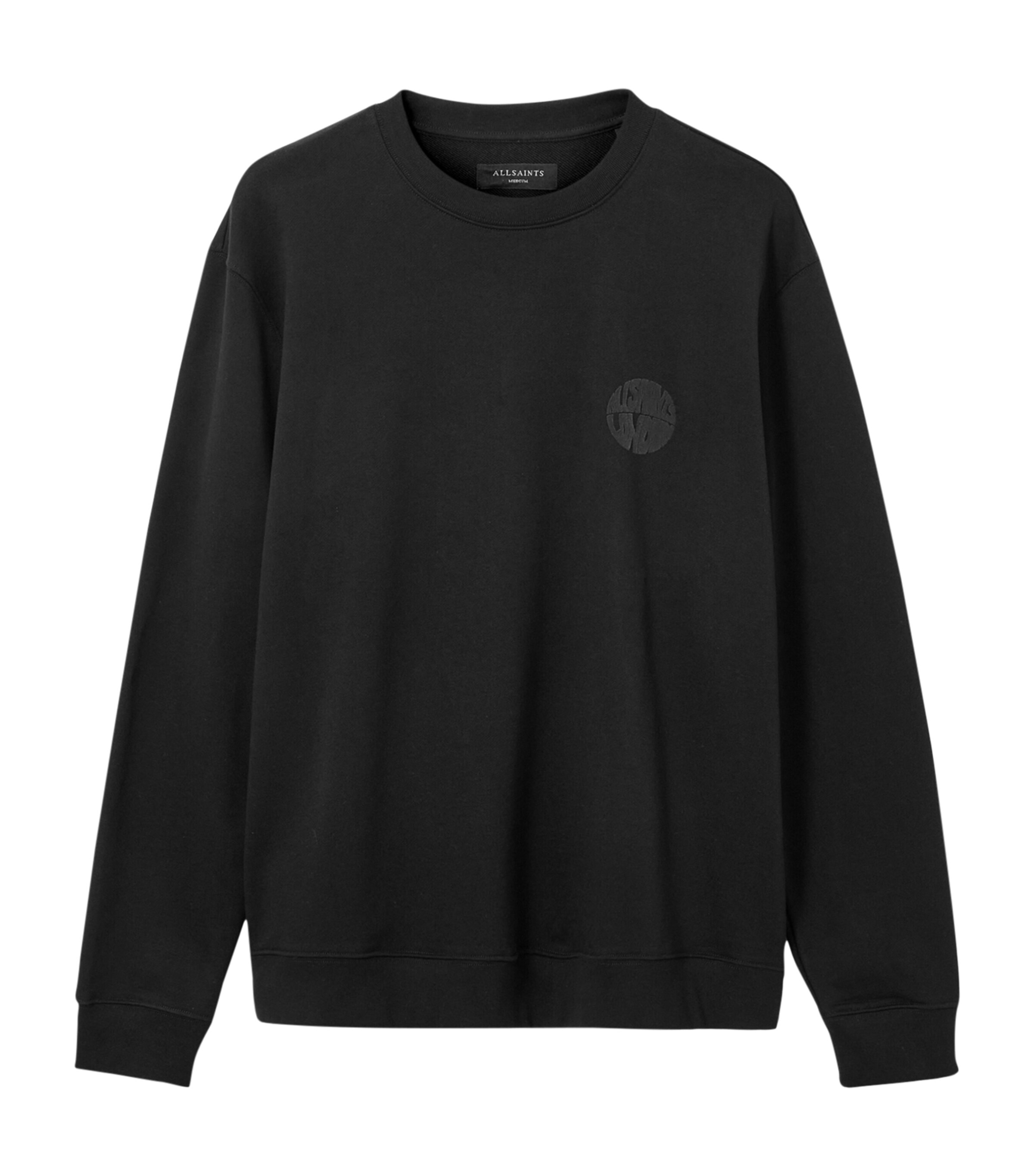 AllSaints Organic Cotton Waved Sweatshirt | Men Clothing | Sweatshirts & Hoodies | Designers | AllSaints