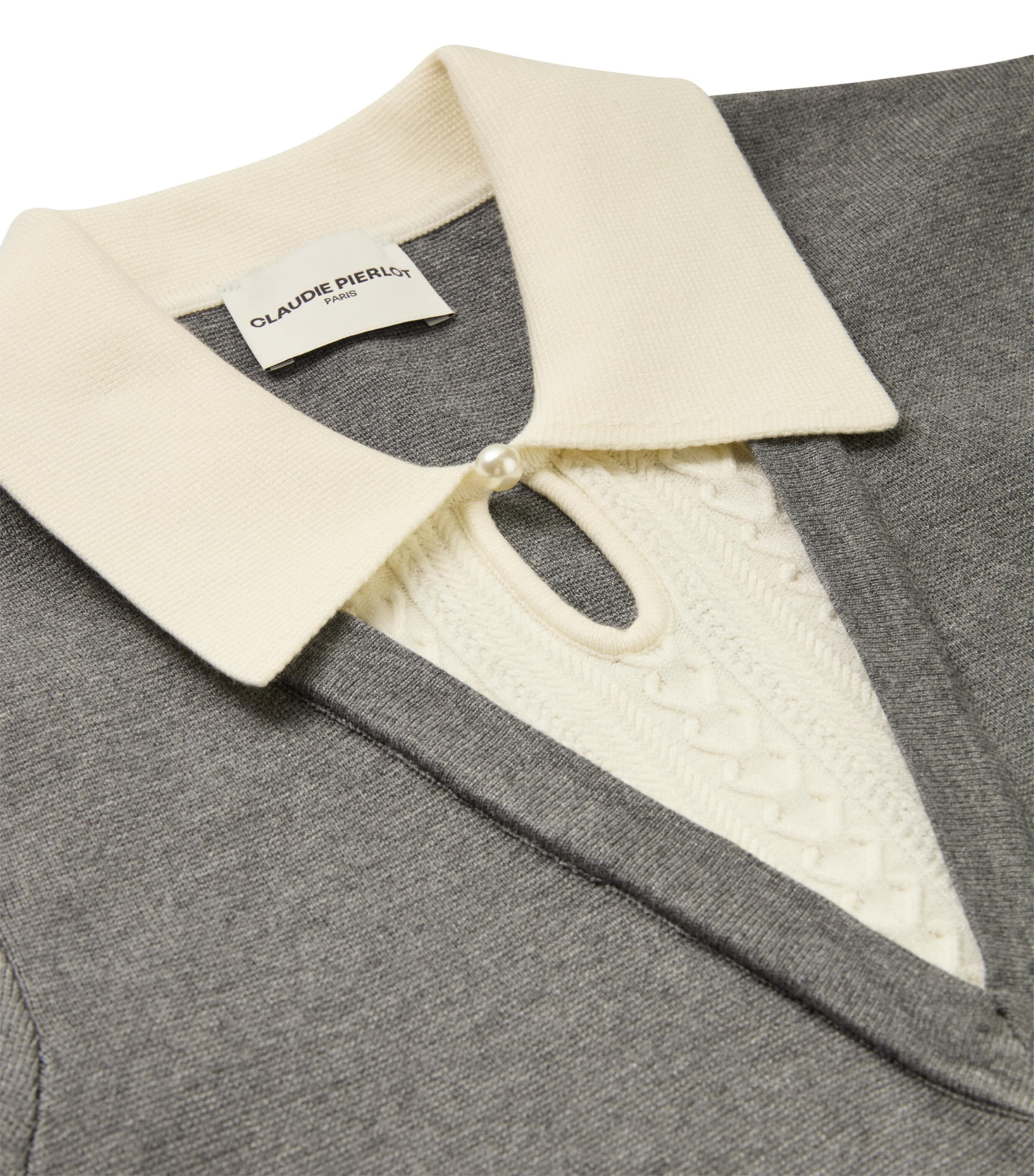 Collared Mini Dress DUAL-COLOR Image 2