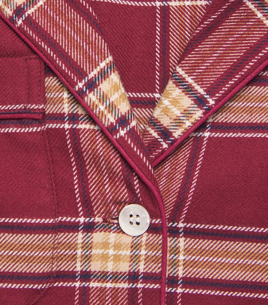 Cotton Kelburn Pyjama Set 48 BURGUNDY Image 5