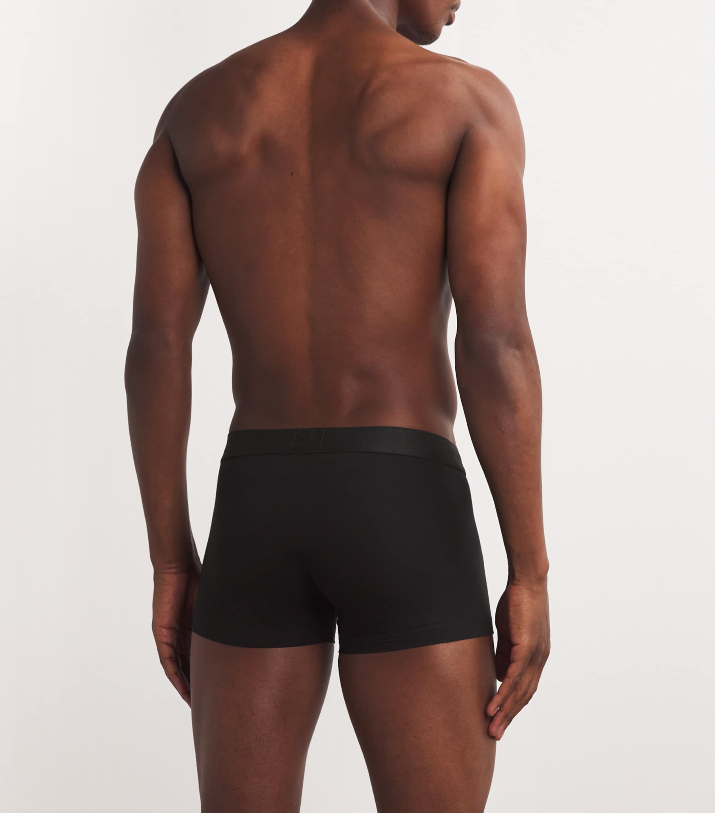 Stretch-Cotton Trunks (Pack of 3) BKAA BLACK Image 3