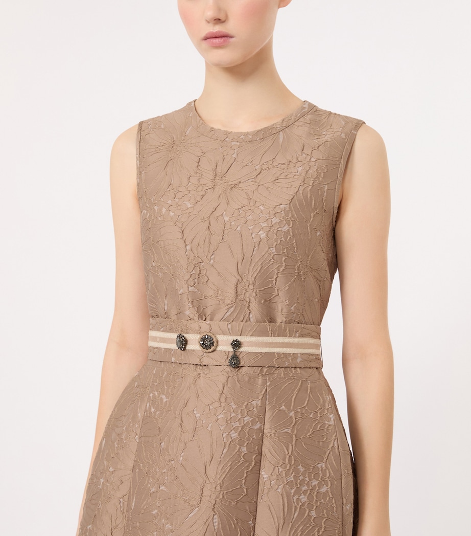max mara gold dress Max Mara Nicia sequined dress - Gold