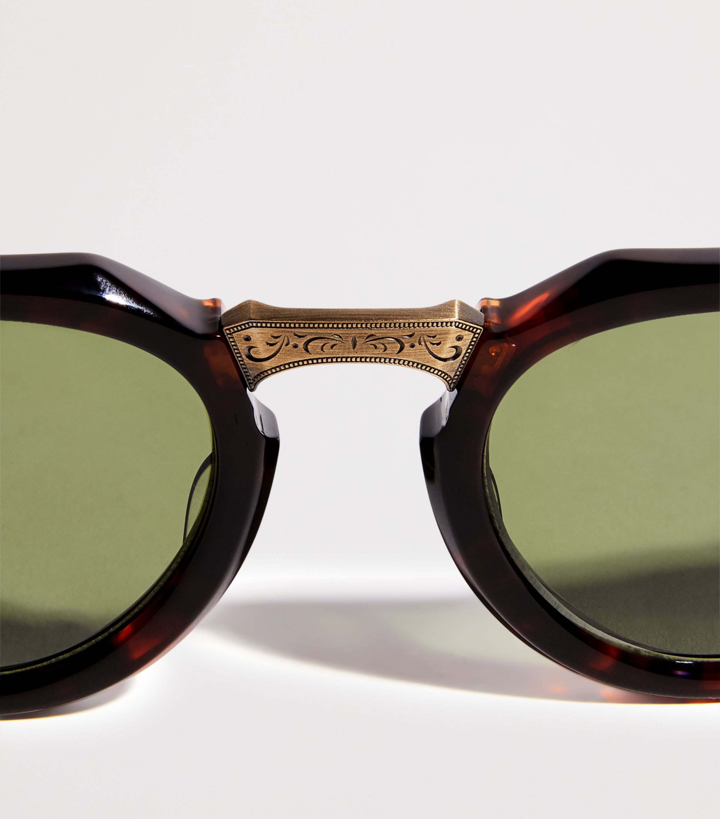 Matsuda M1037 Round Sunglasses Dark Tortoise G Image 5