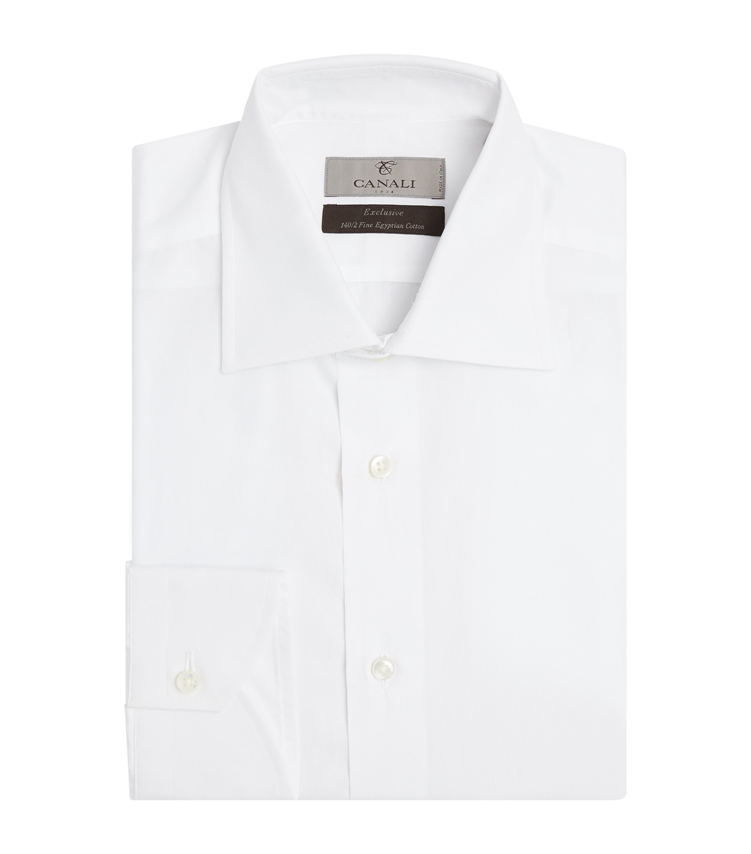 Egyptian Cotton Slim-Fit Shirt WHITE Image 6
