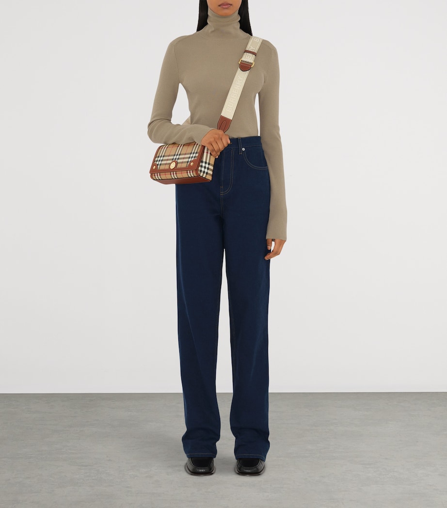 Check Top-Handle Bag BRIAR BROWN Image 2