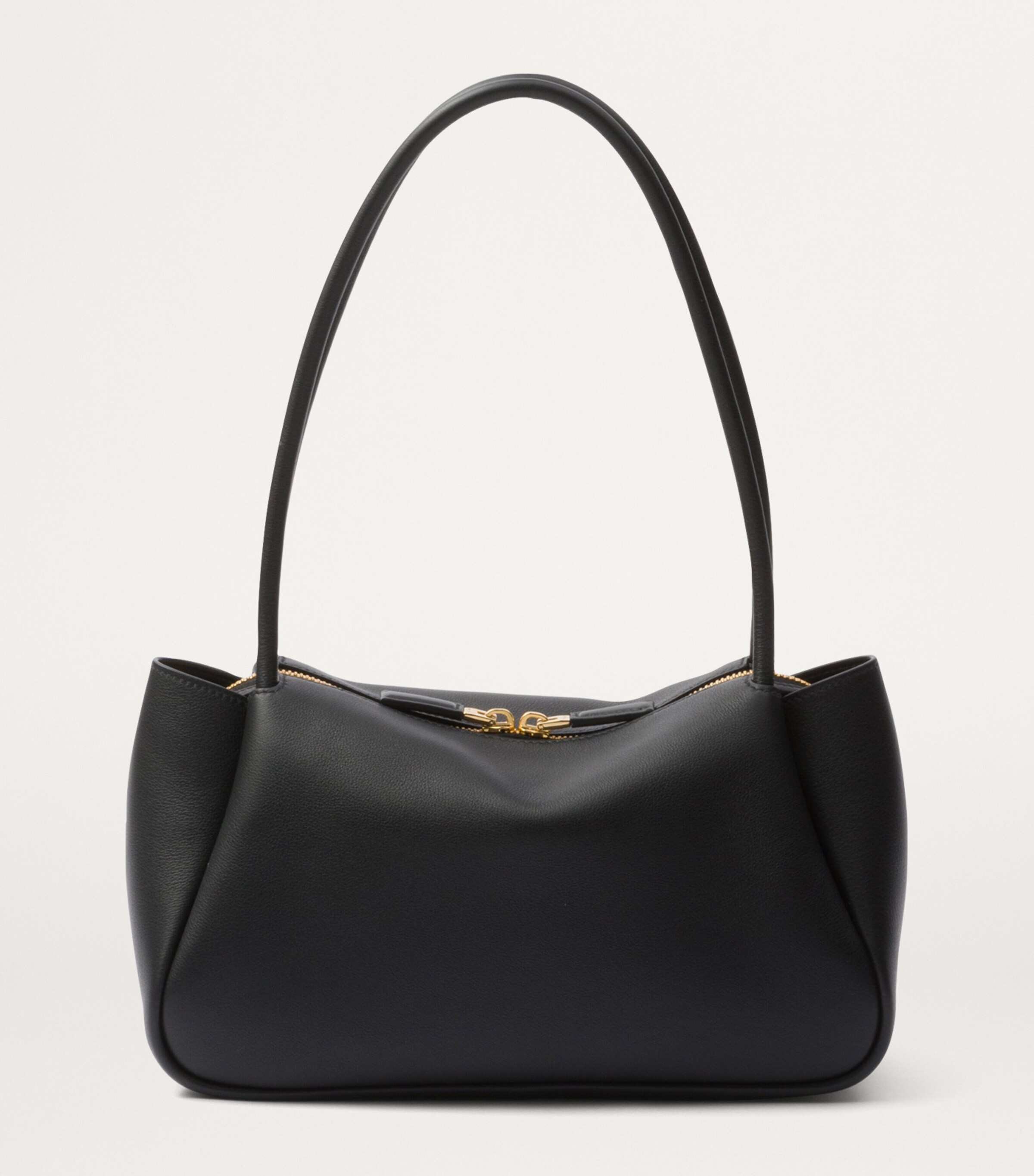 Prada Black Medium Leather Darling Shoulder Bag | Harrods UK