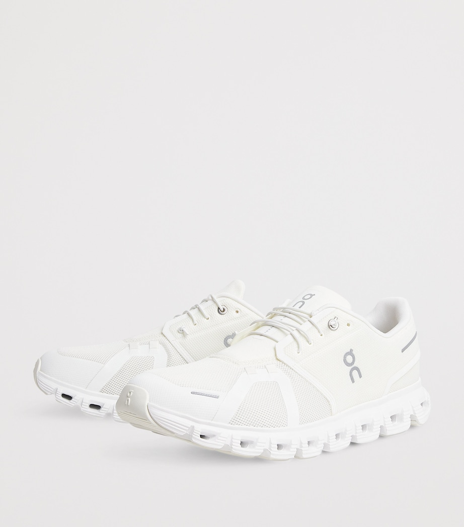 On Mens Cloud 6 Trainers White | White Image 3