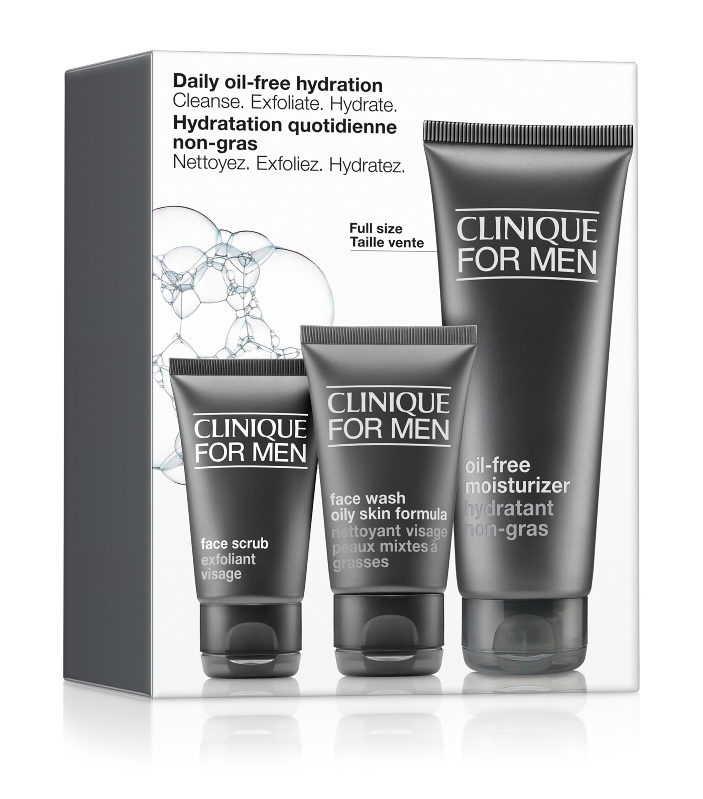 Clinique Skincare Gift Set: Oily Skin Types (Worth Over £45) | Beauty Gift Sets | Designers | Clinique