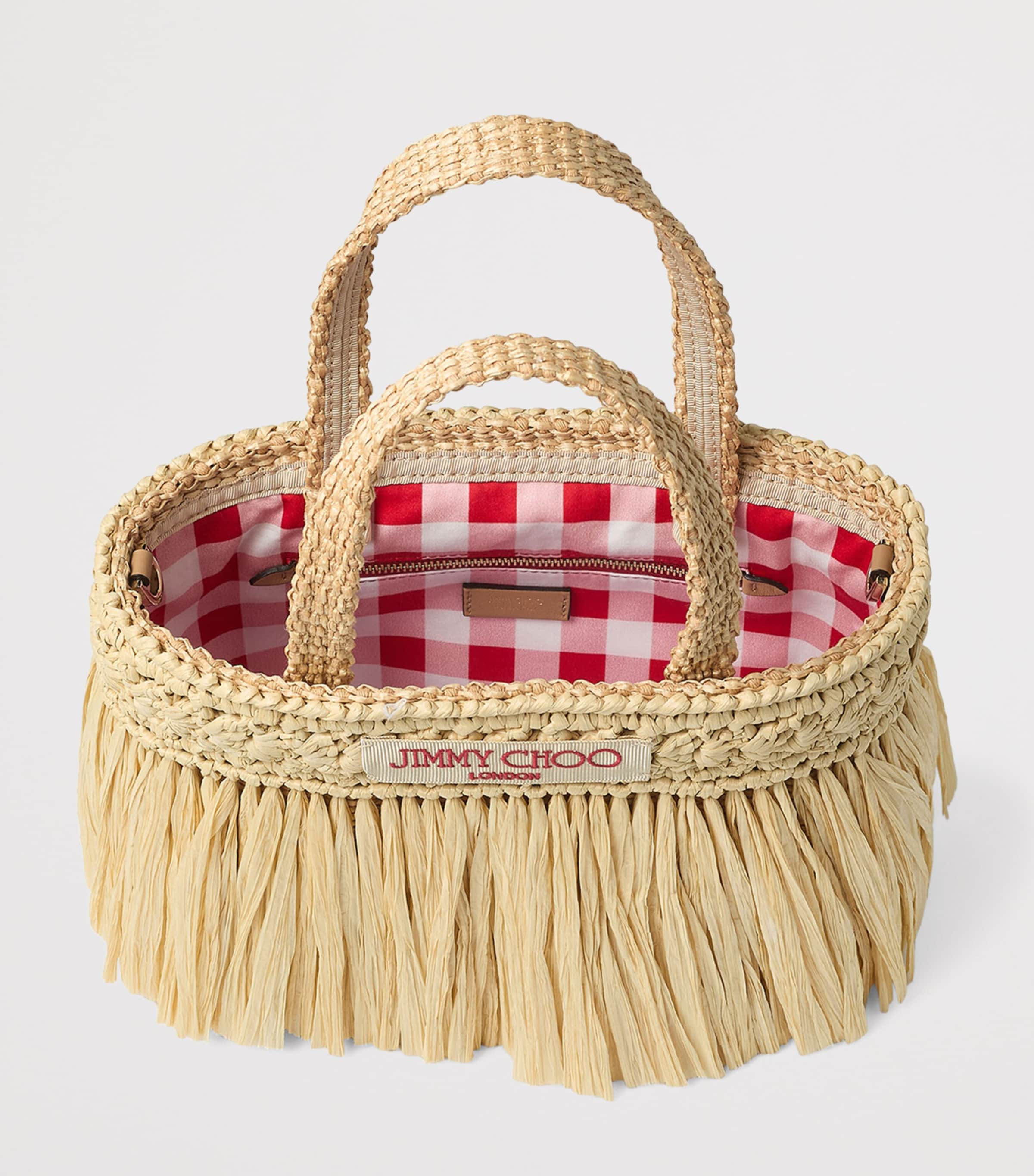 Jimmy Choo Mini Beach Tote Bag Natural/light Gold Image 4
