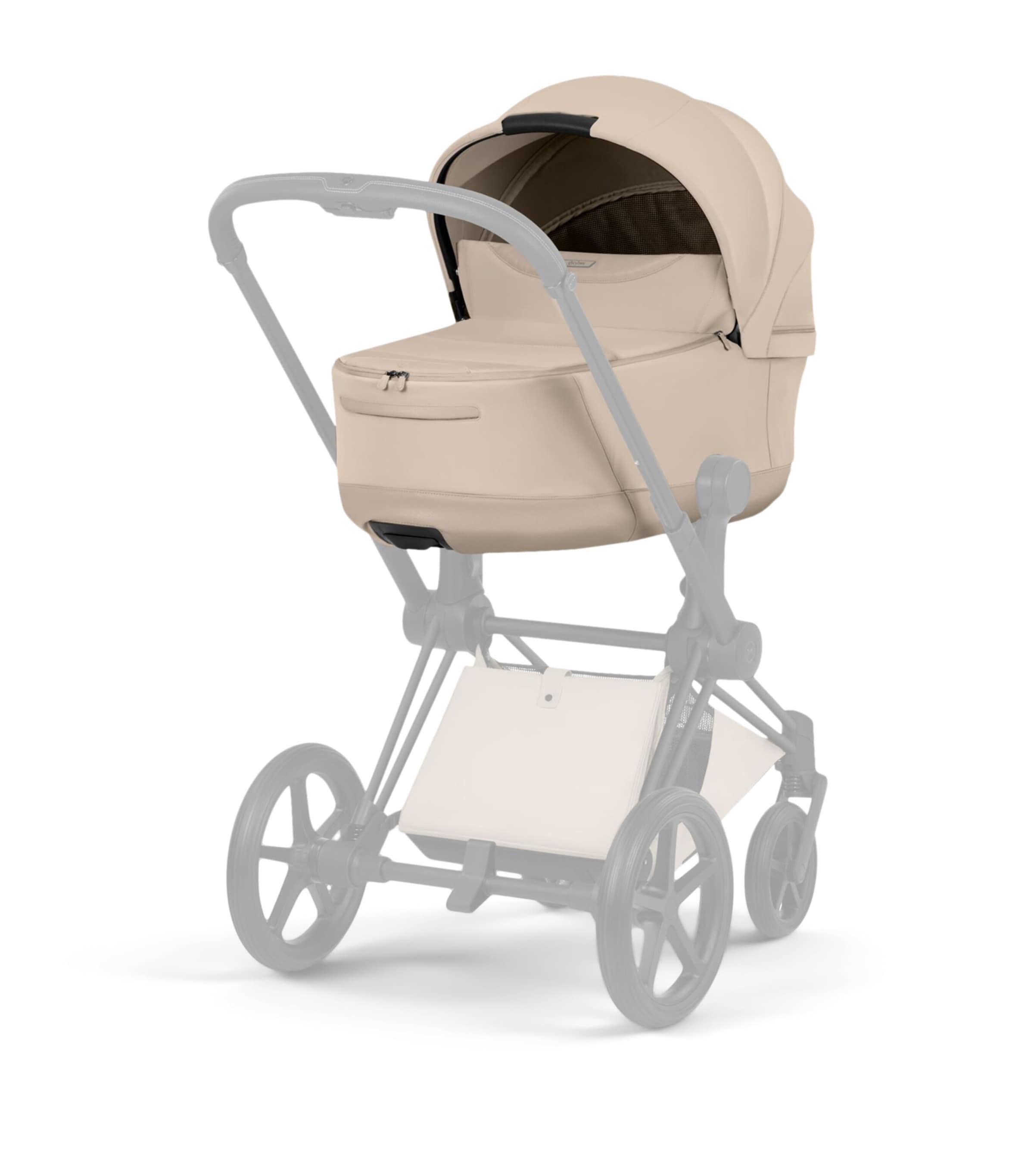 Cybex PRIAM Fold Lux Carrycot Style Collection Cozy Beige Image 1