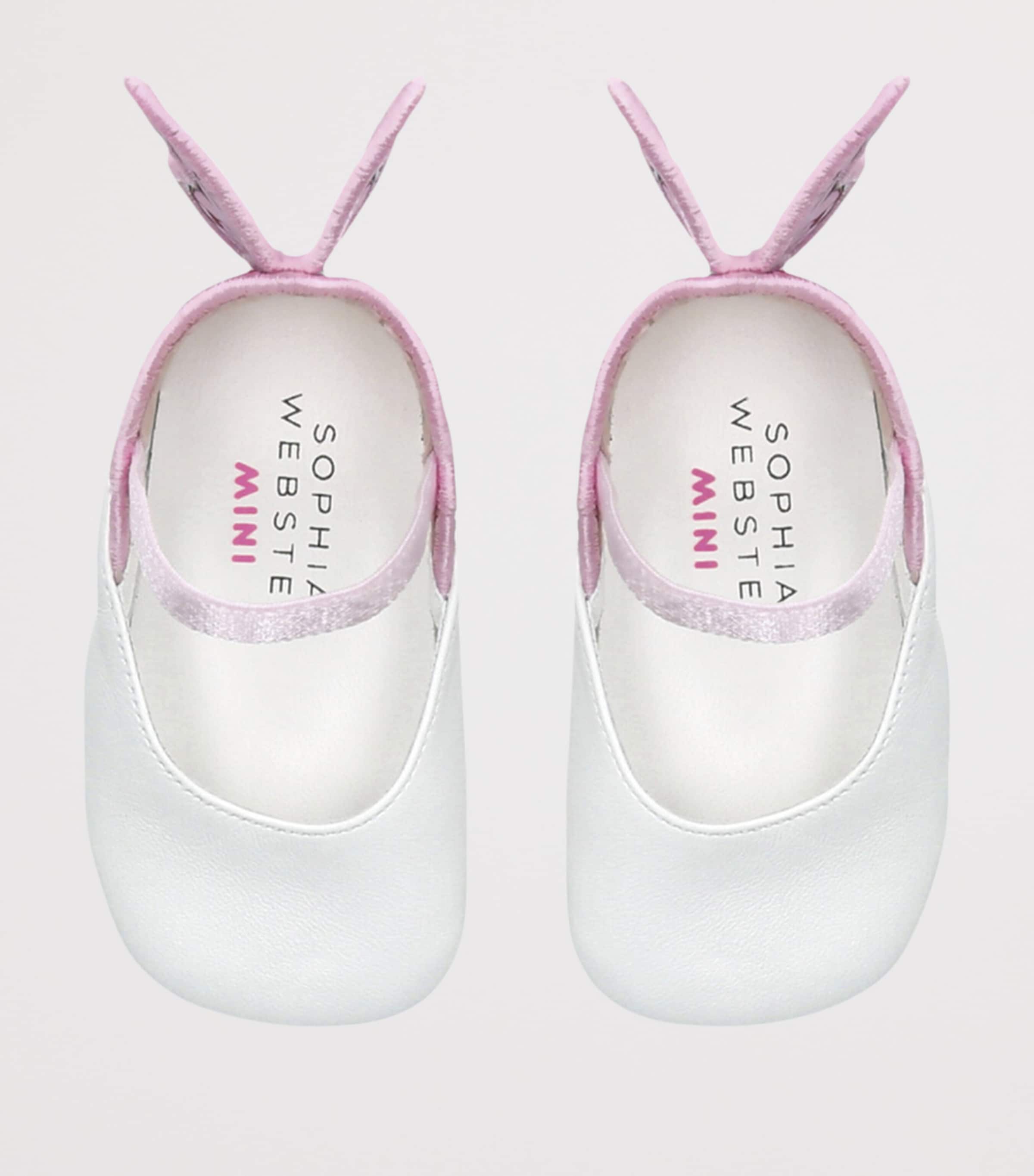Sophia Webster Mini Leather Chiara Ballet Flats White/comb Image 4