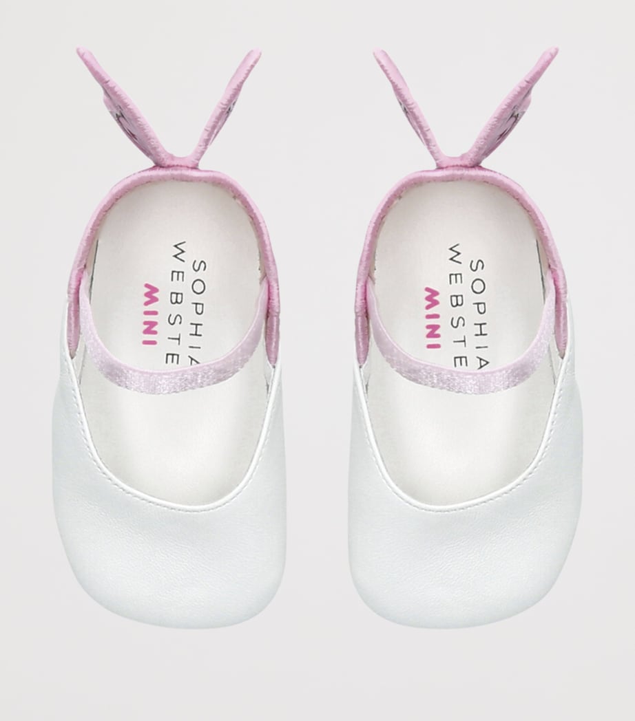 Sophia Webster Mini Leather Chiara Ballet Flats White/comb Image 4
