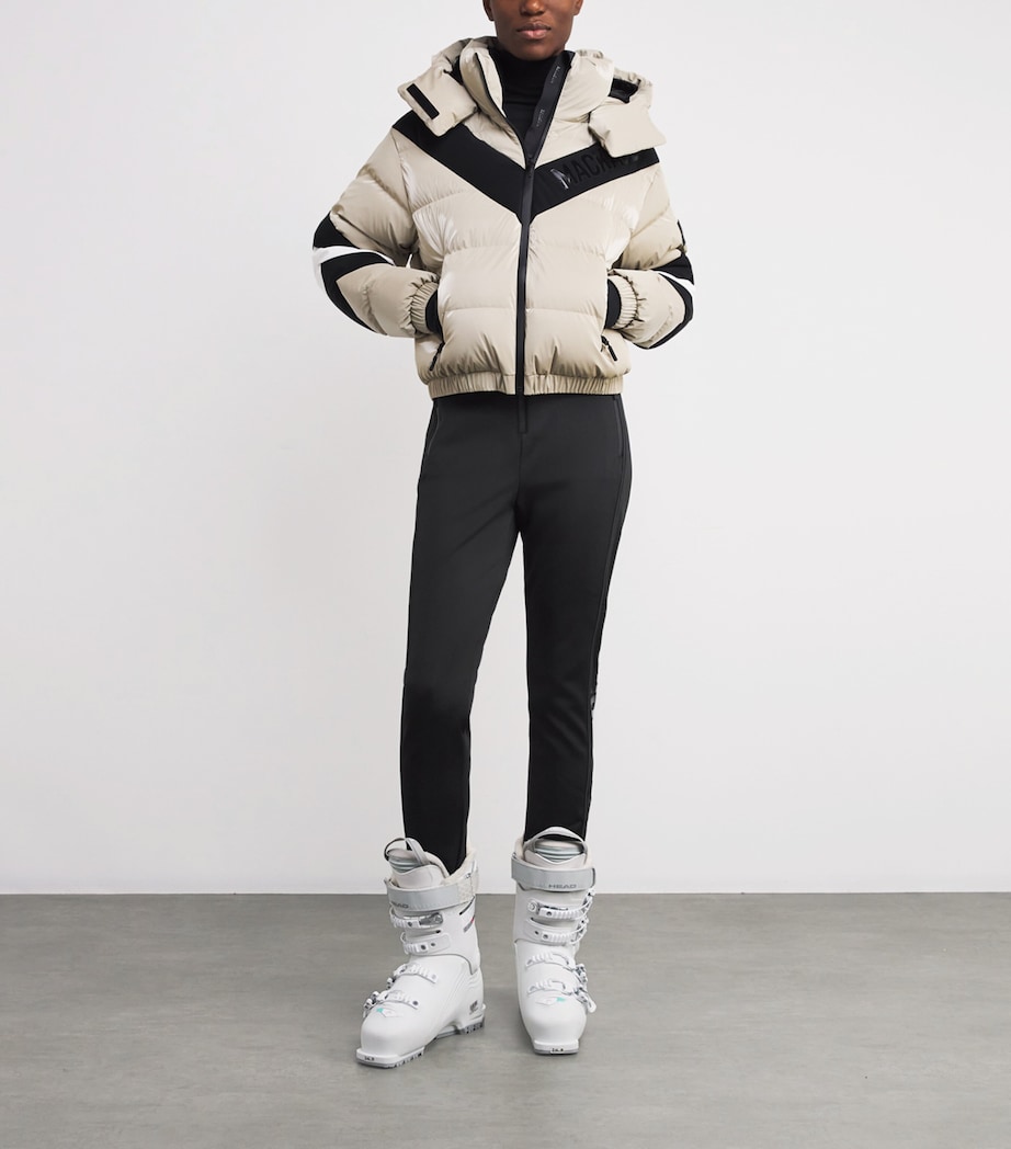 Stretch-Fleece Stirrup Zavi Ski Trousers BLACK Image 2