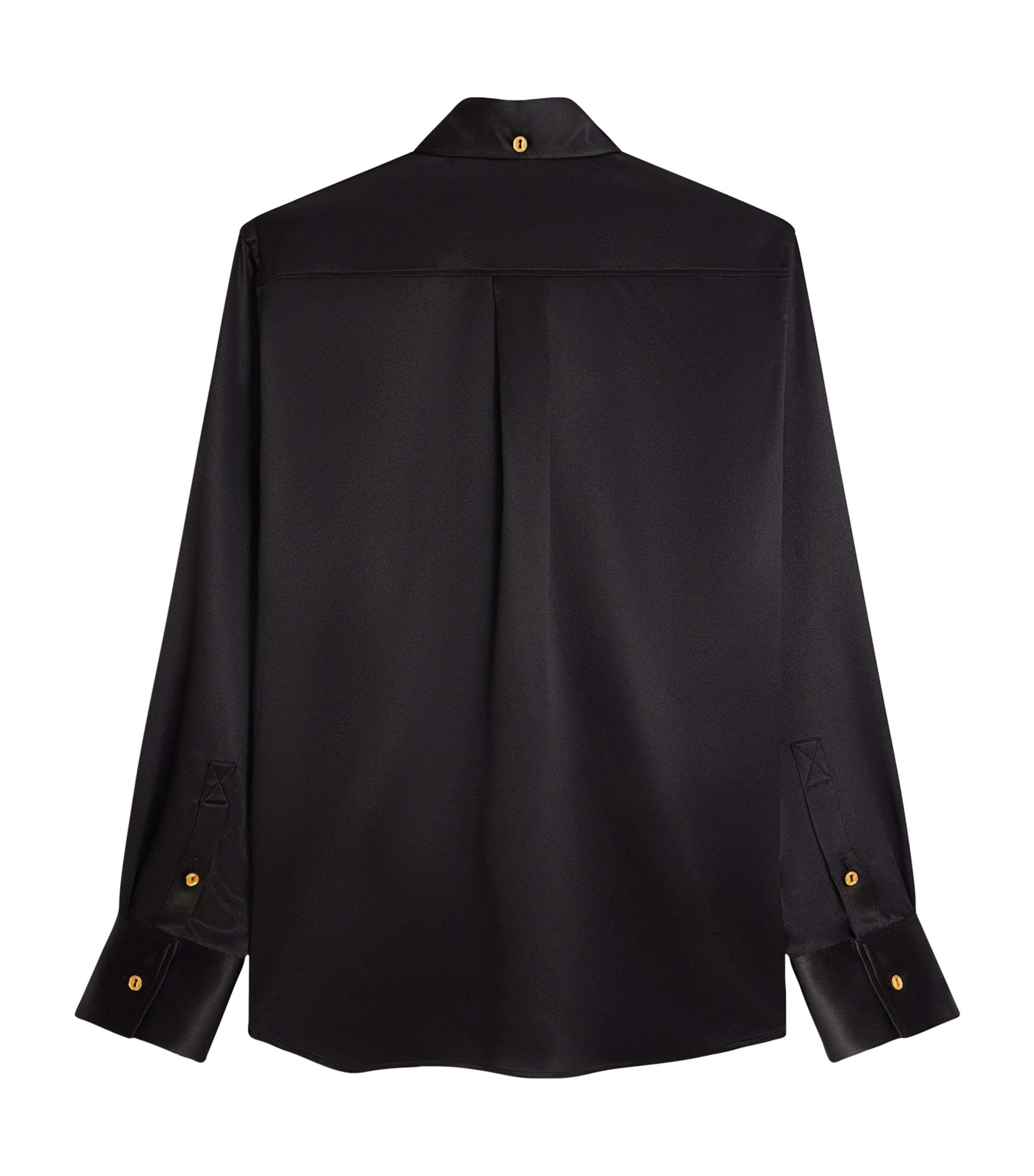 Silk Measuring Tape Shirt 999BLACK Image 2