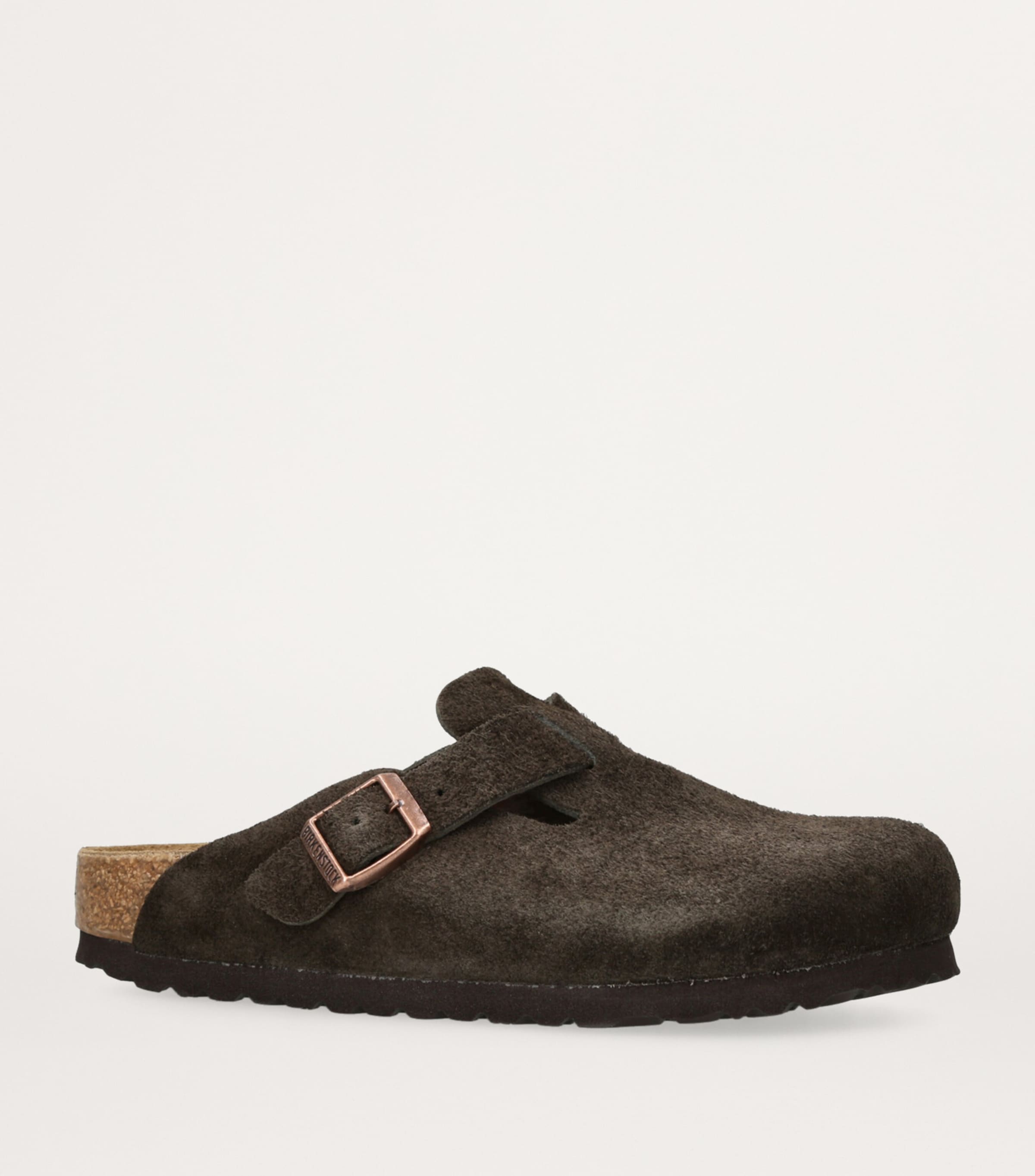 Birkenstock Suede Boston Clogs | Harrods US