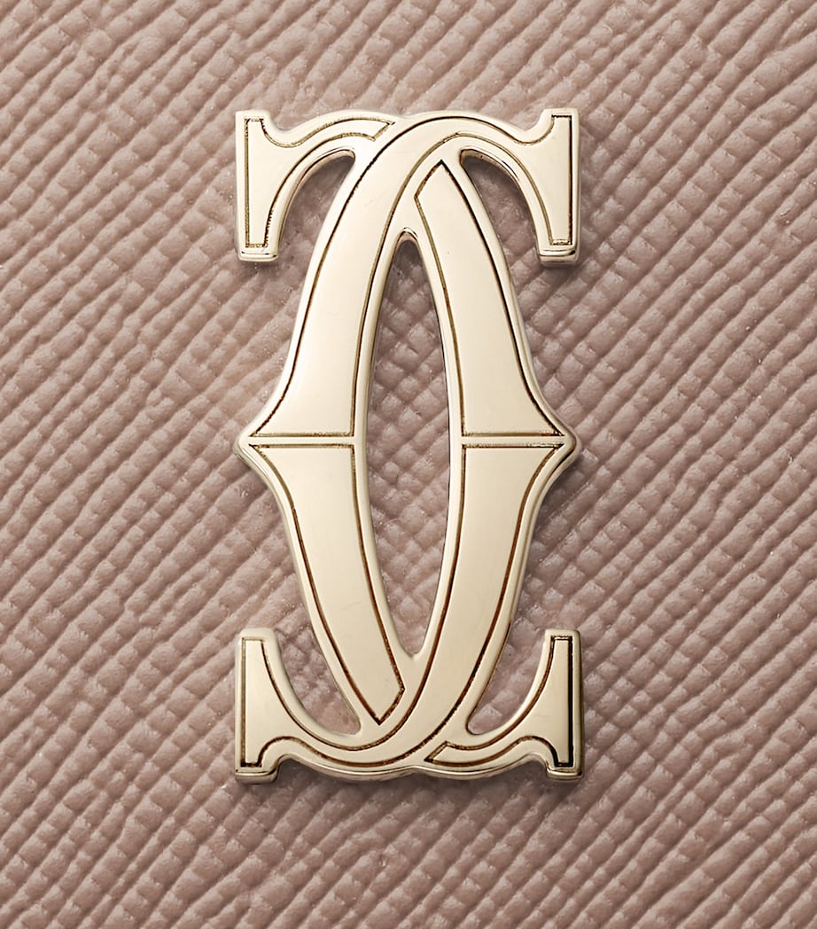 Leather C de Cartier Simple Card Holder CLAY Image 5