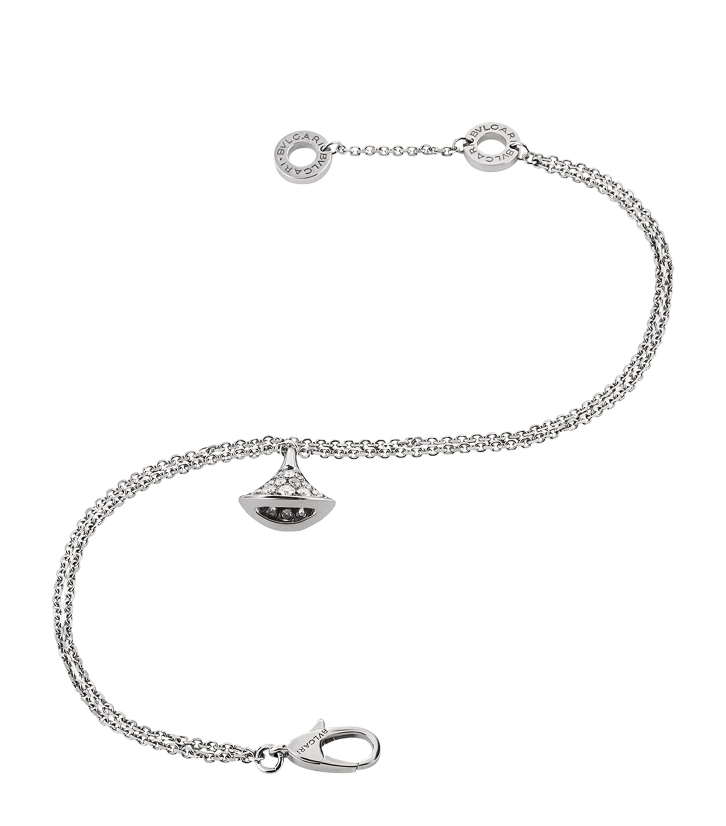 White Gold And Diamond Divas' Dream Bracelet WHITE GOLD Image 2