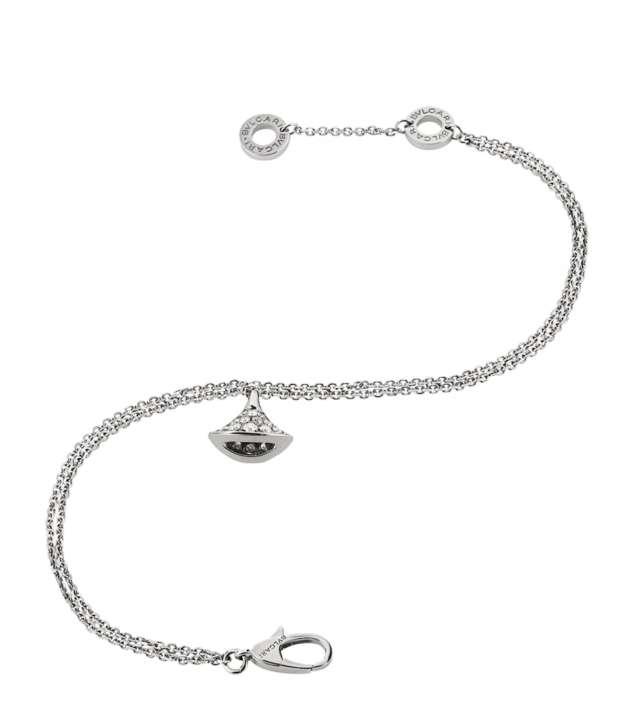 White Gold And Diamond Divas' Dream Bracelet WHITE GOLD Image 2
