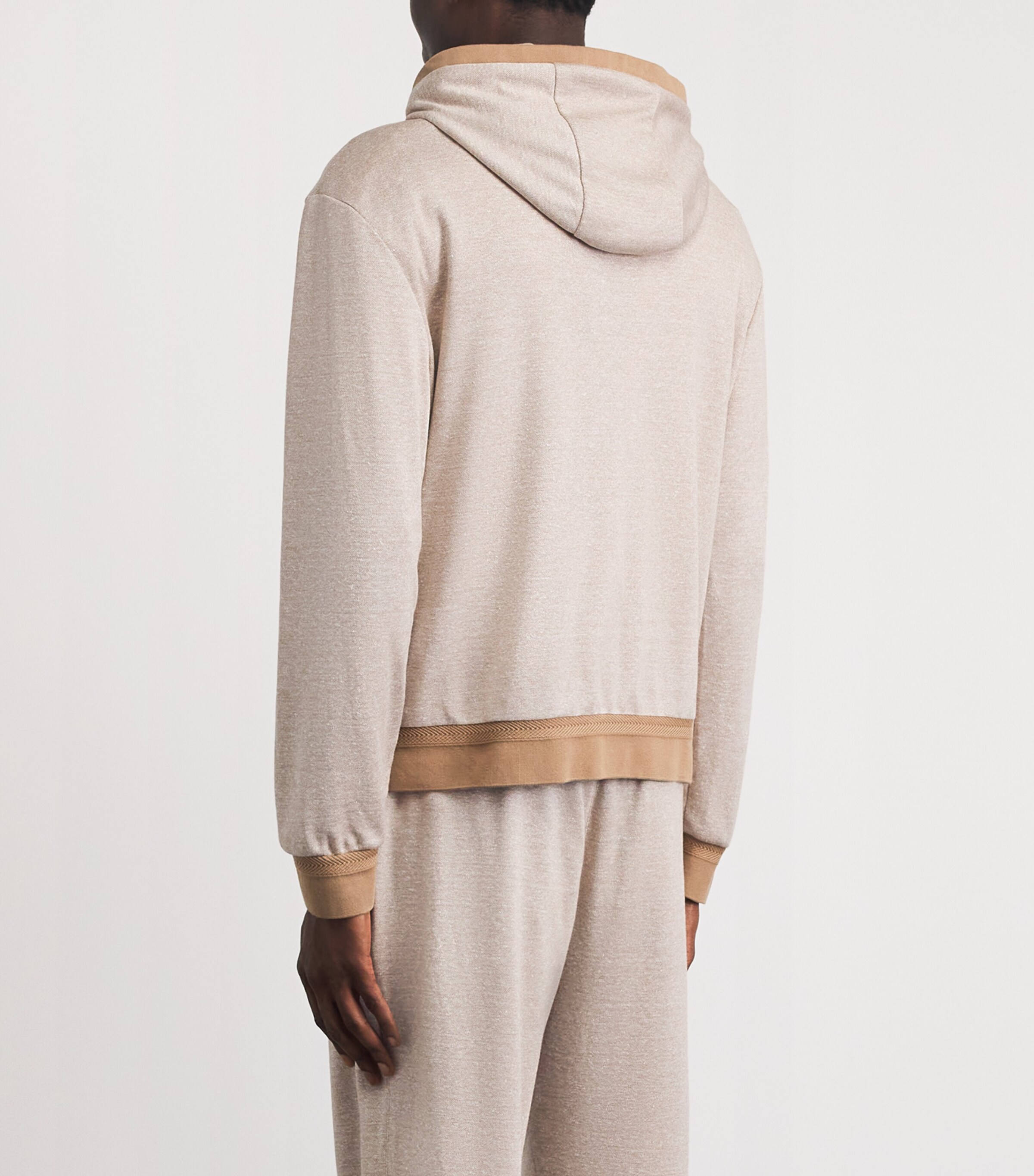 Brett Johnson Mens Linen-Silk-Cotton Hoodie Dondi Art Image 5