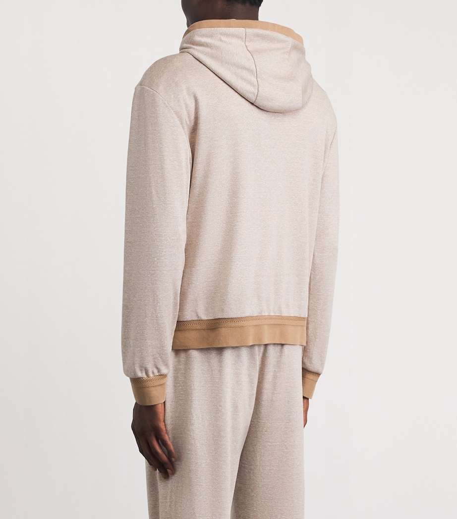 Brett Johnson Mens Linen-Silk-Cotton Hoodie Dondi Art Image 5