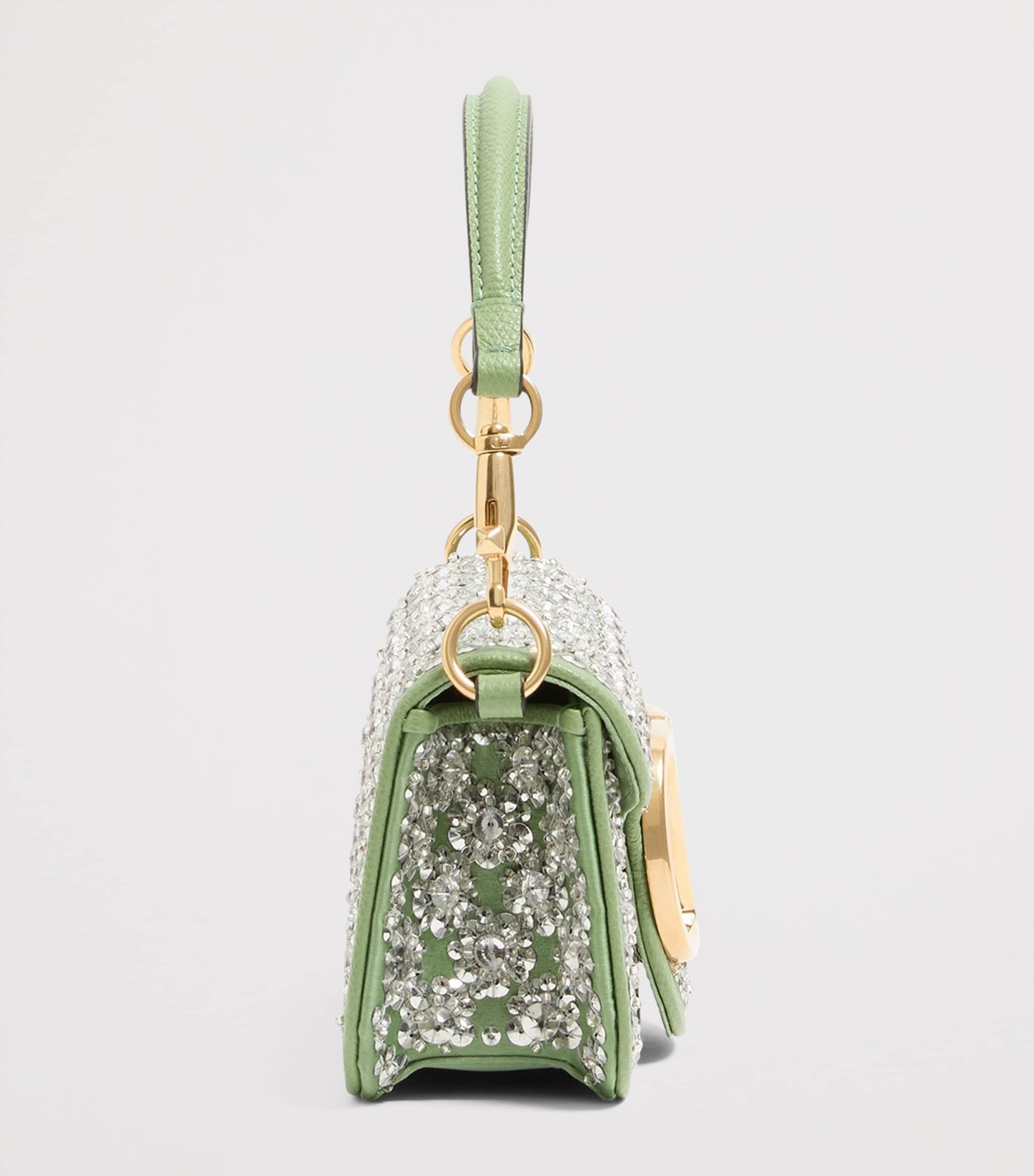 Valentino Garavani Small Embellished Locò Shoulder Bag Image 3