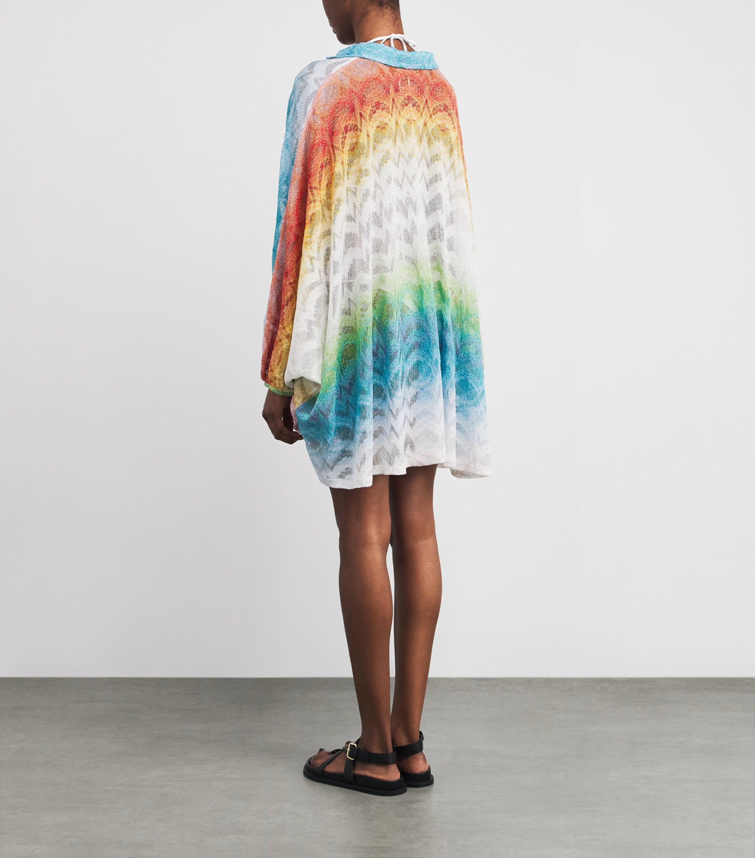 Zigzag Mini Kaftan Dress SM9X1MULTICOLOR Image 3