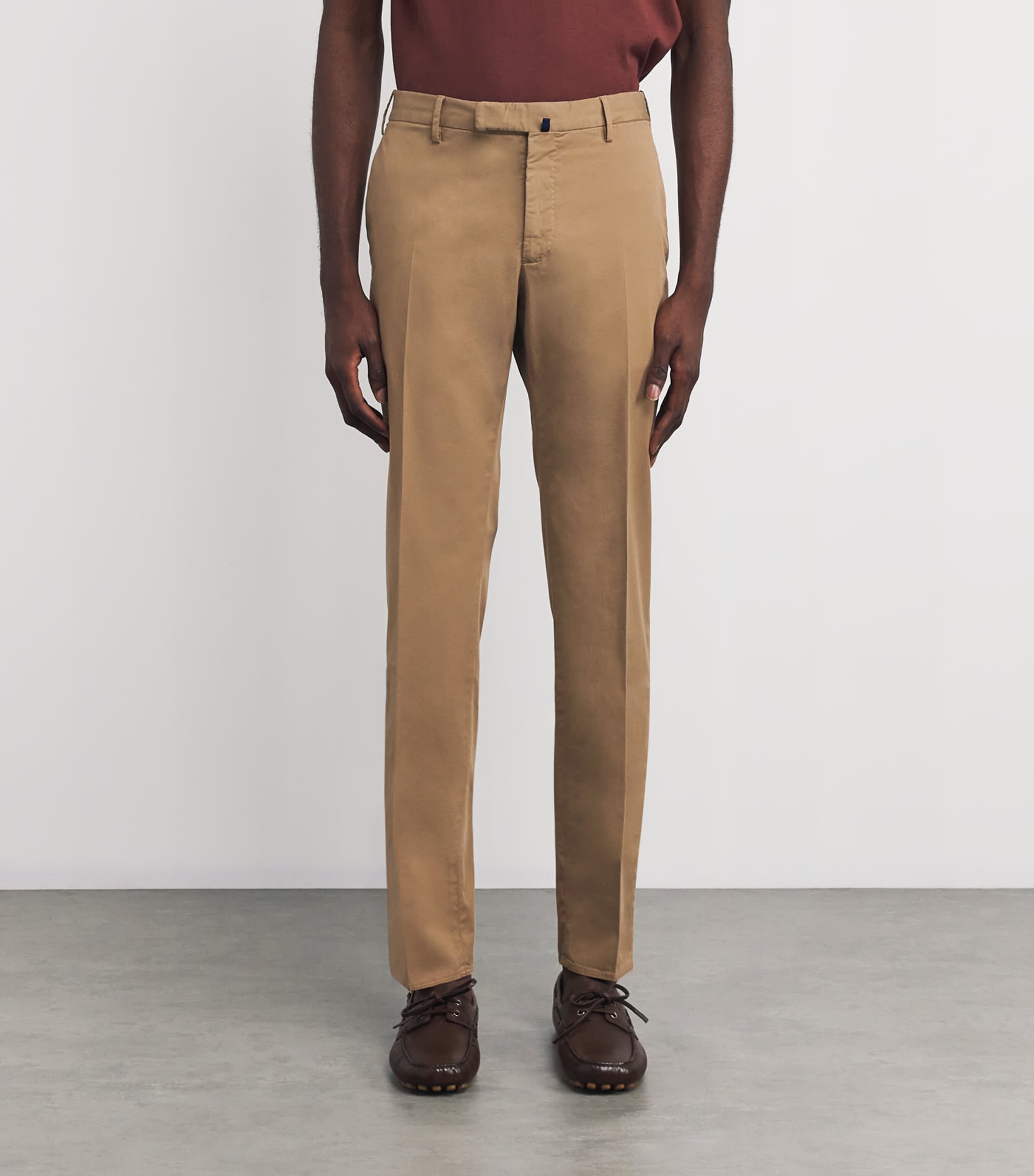 Cotton Royal Batavia Slim Chinos 520 NOCE SCURO Image 3