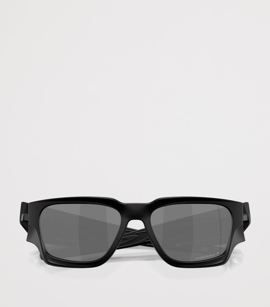 Oakley Instagator Rectangle Sunglasses Black Image 6