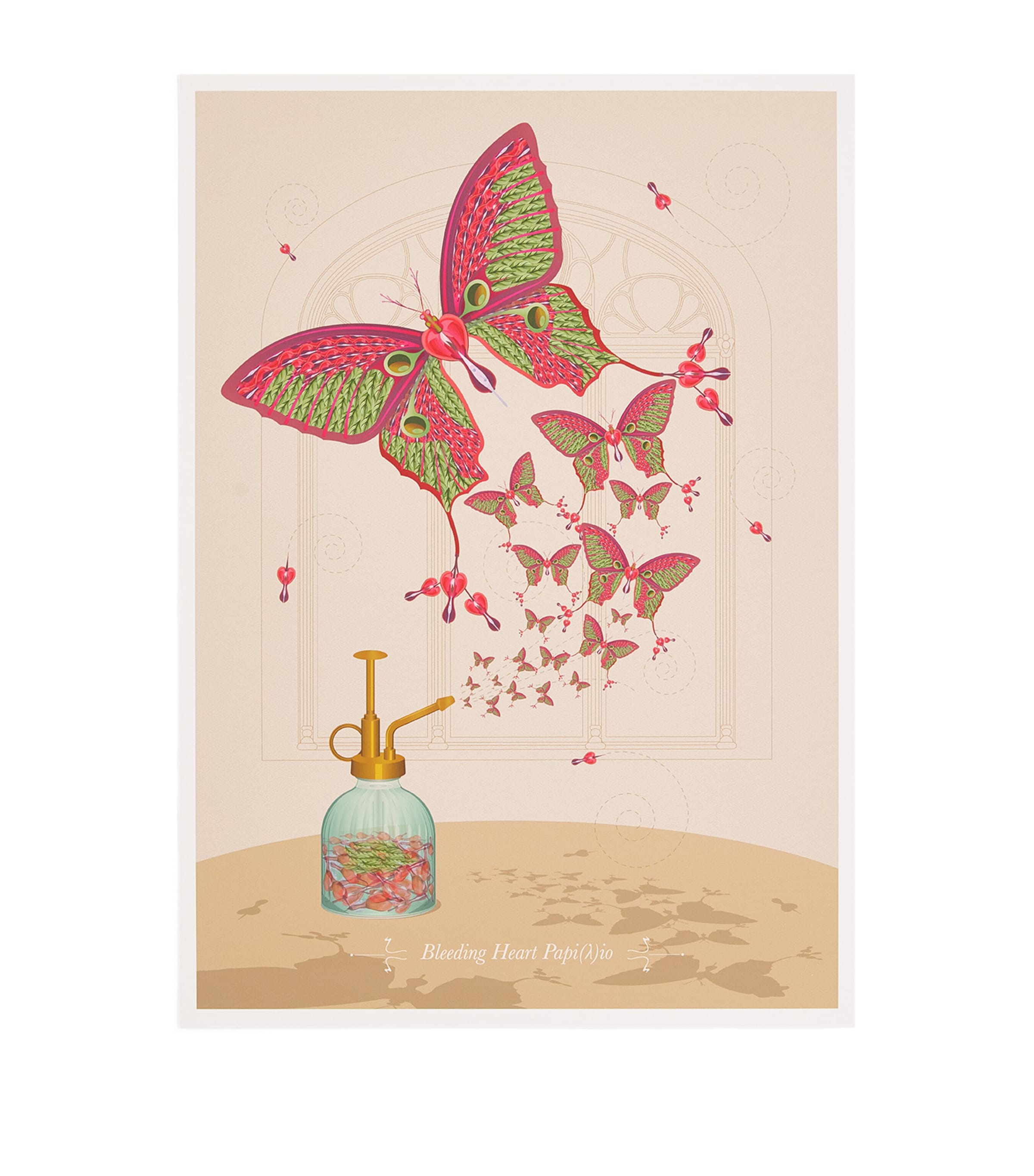 Konstantinos Chalaris Curious Collector Spray Butterflies Print
