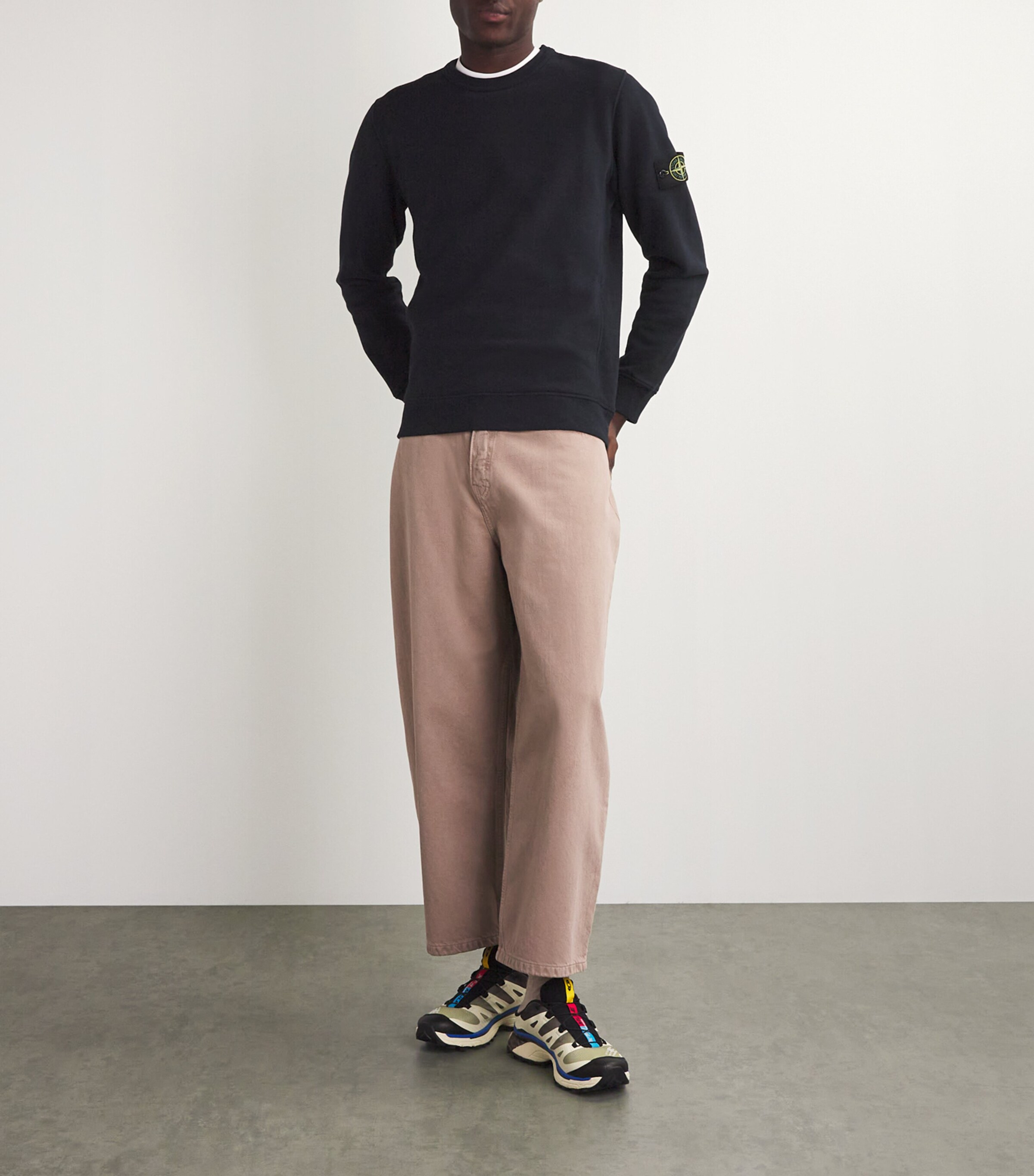 Stone Island Compass Logo Sweatshirt | Harrods UK Stone Island Compass Logo Sweatshirt | Harrods UK