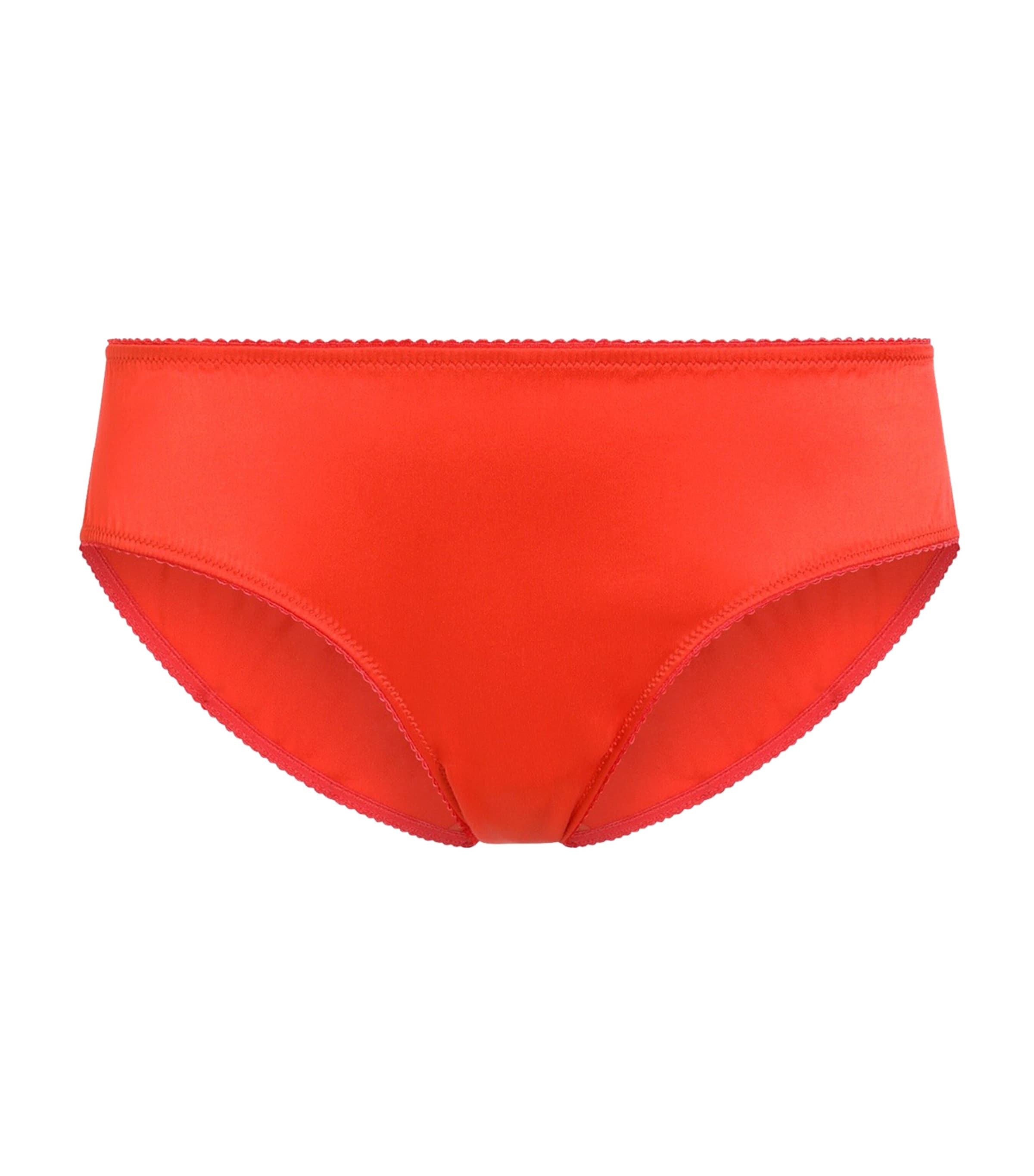Dolce&Gabbana Womens Silk Briefs Orange Image 1