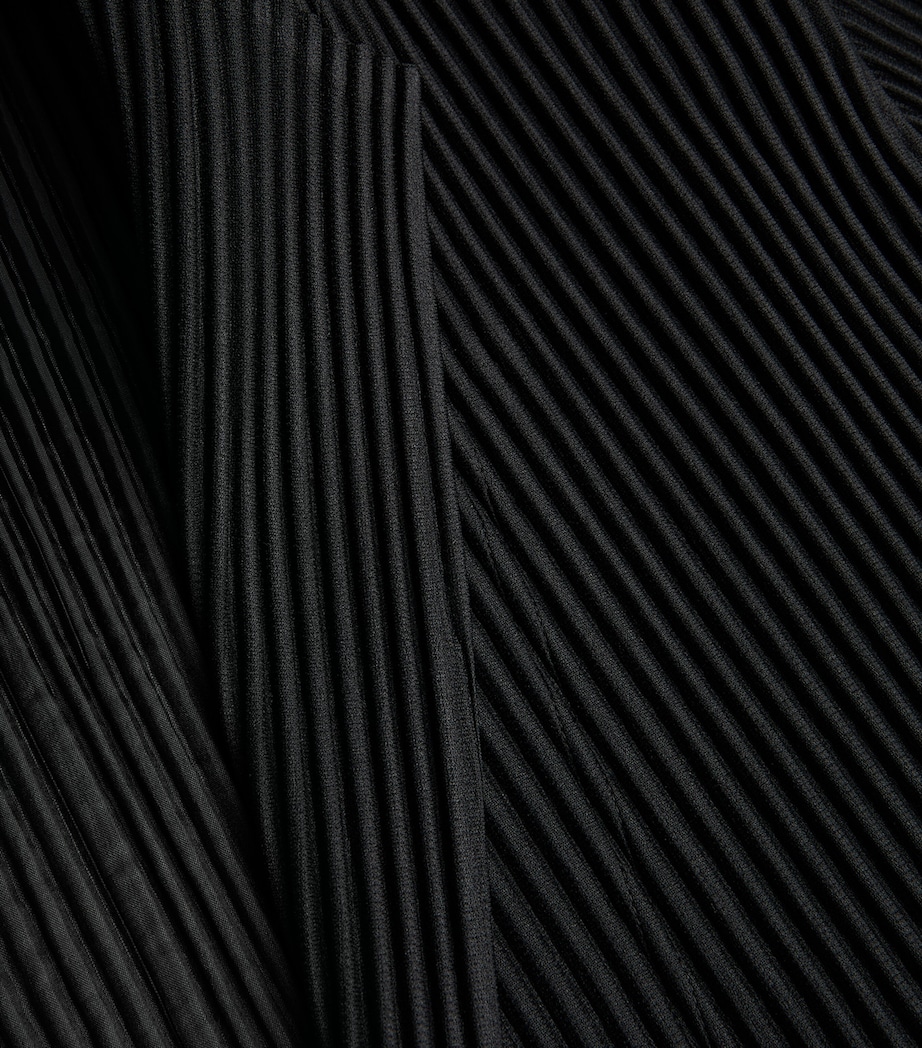 Pleated Blazer 15 BLACK Image 5