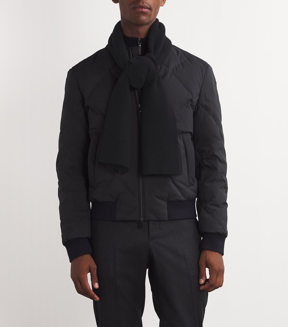 Cashmere Scarf BKAA BLACK Image 4