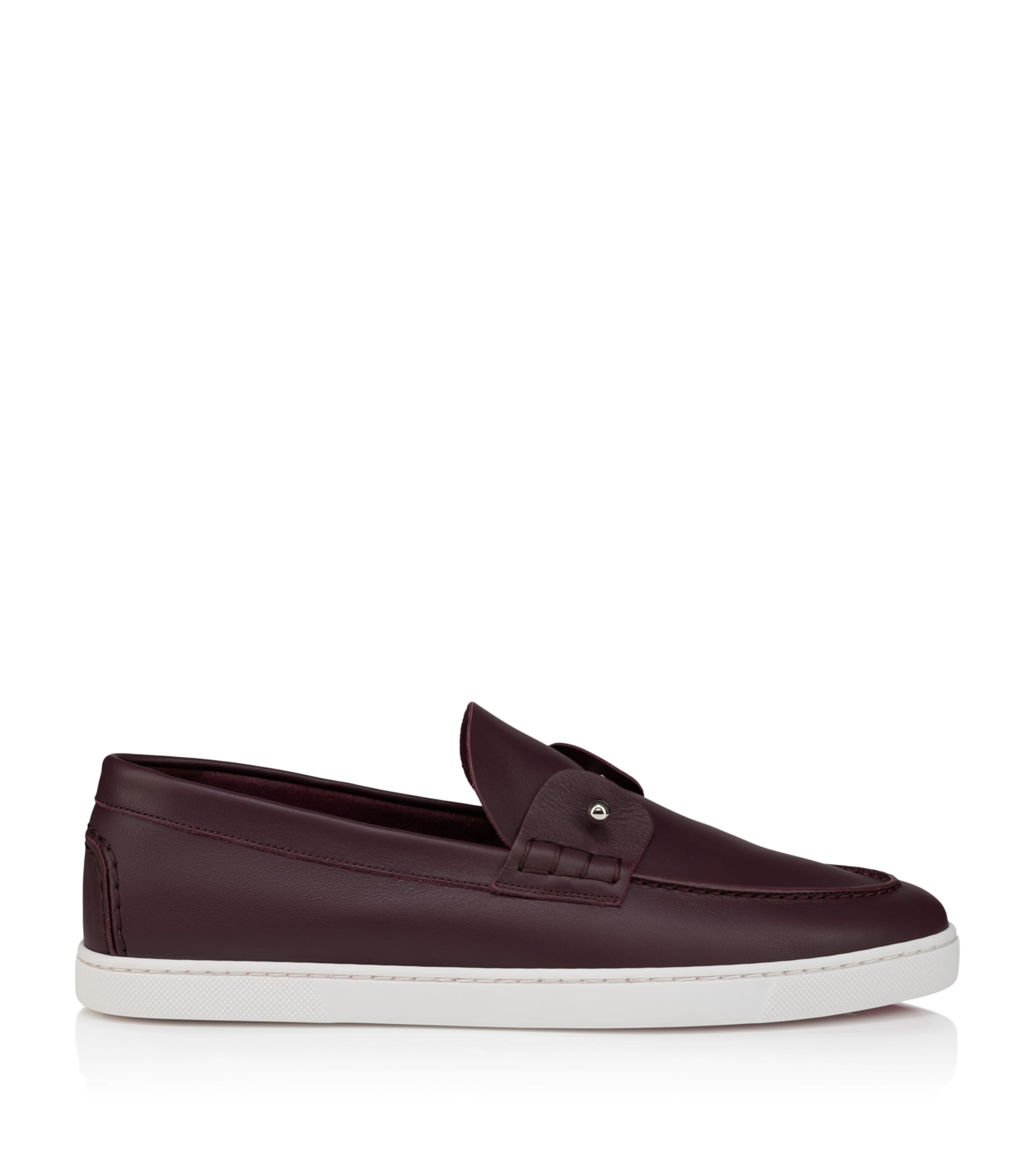 Christian Louboutin Chambeliboat Leather Boat Shoes Image 1