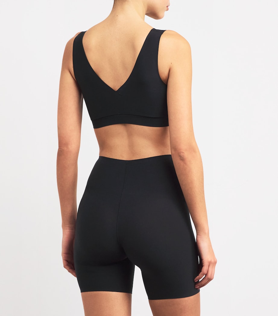 Soft Padded Triangle Bra 011 BLACK Image 7