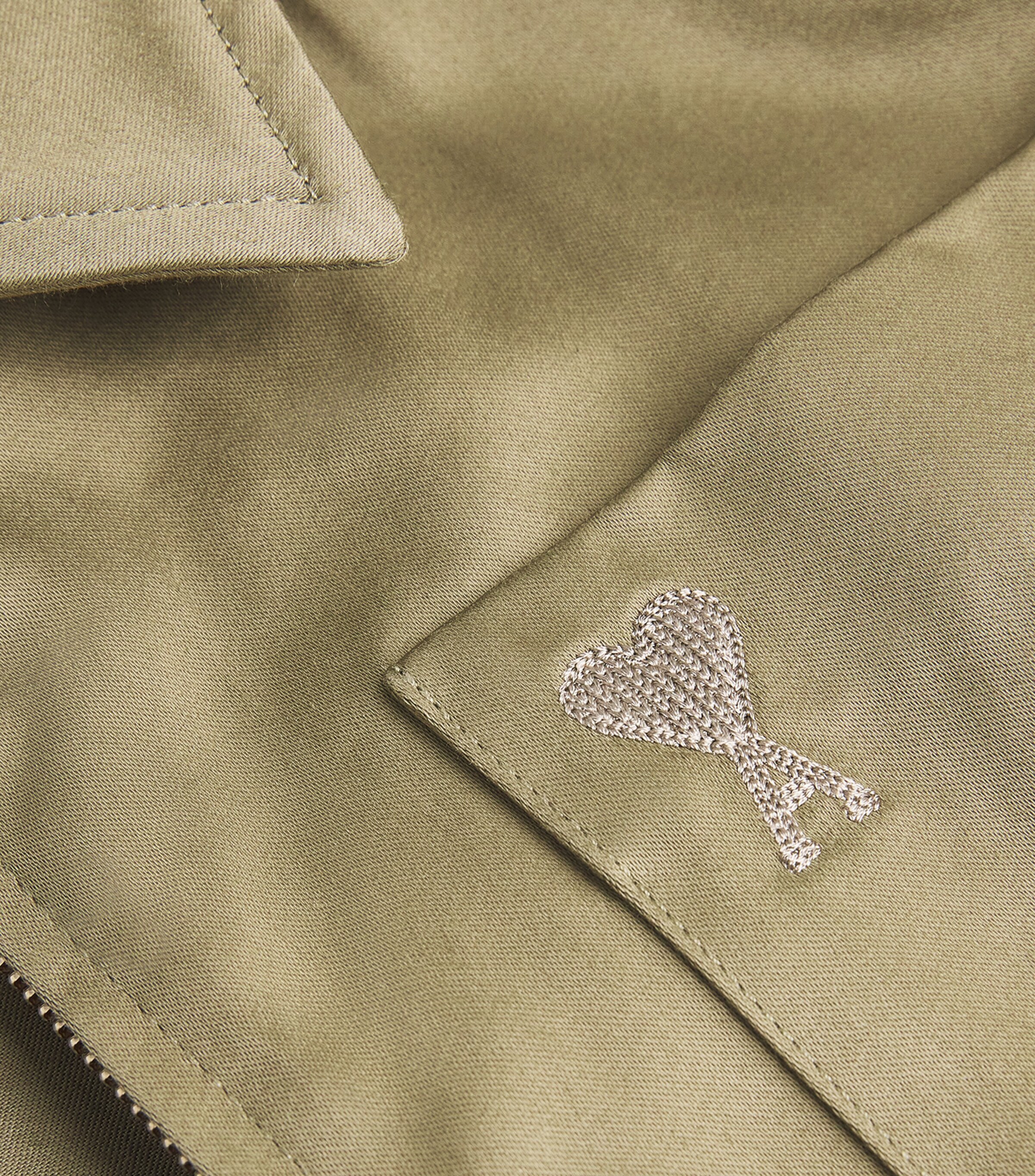 Cotton Collared Jacket LAURIER/375 Image 5