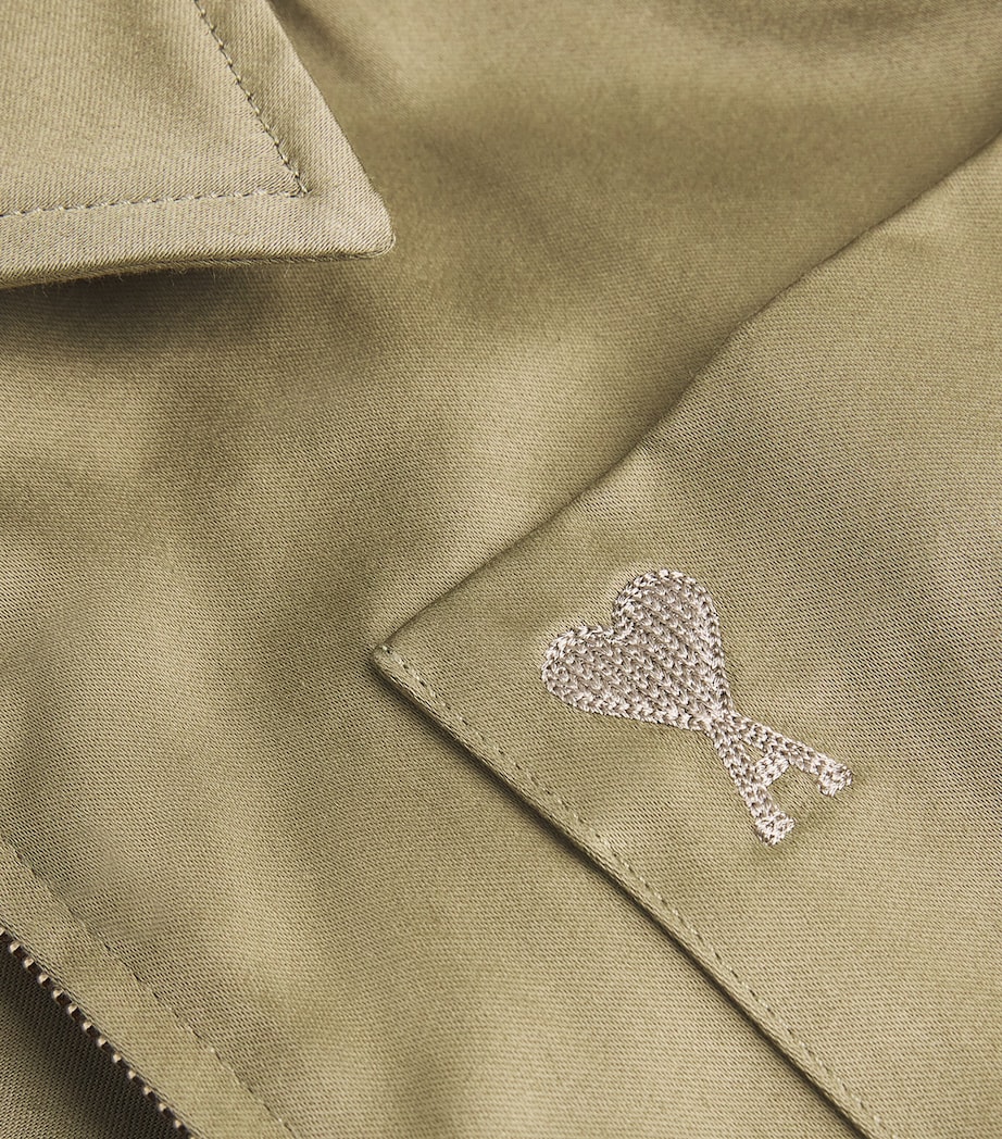 Cotton Collared Jacket LAURIER/375 Image 5