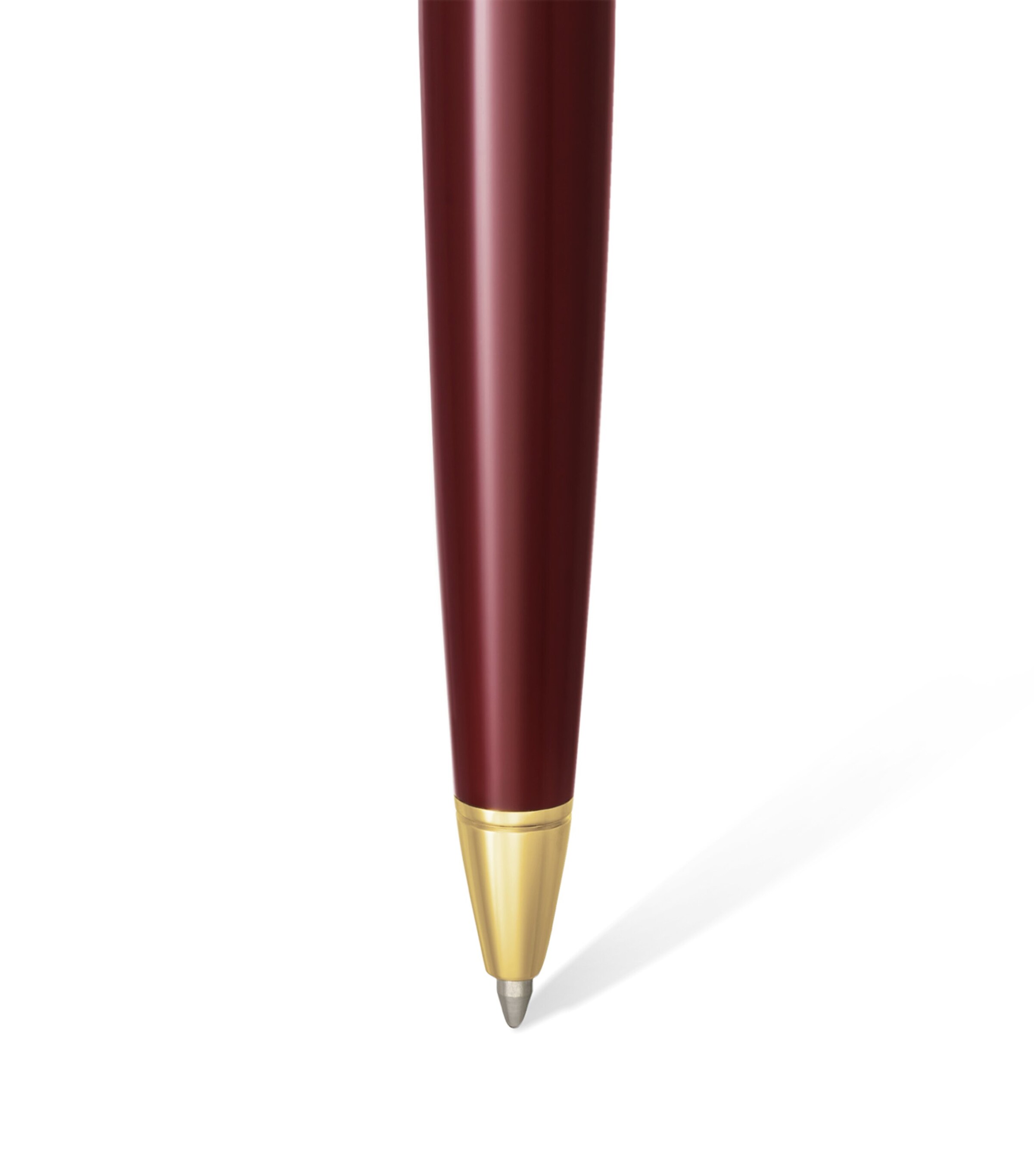Composite R de Cartier Ballpoint Pen BURGUNDY & GOLD Image 4