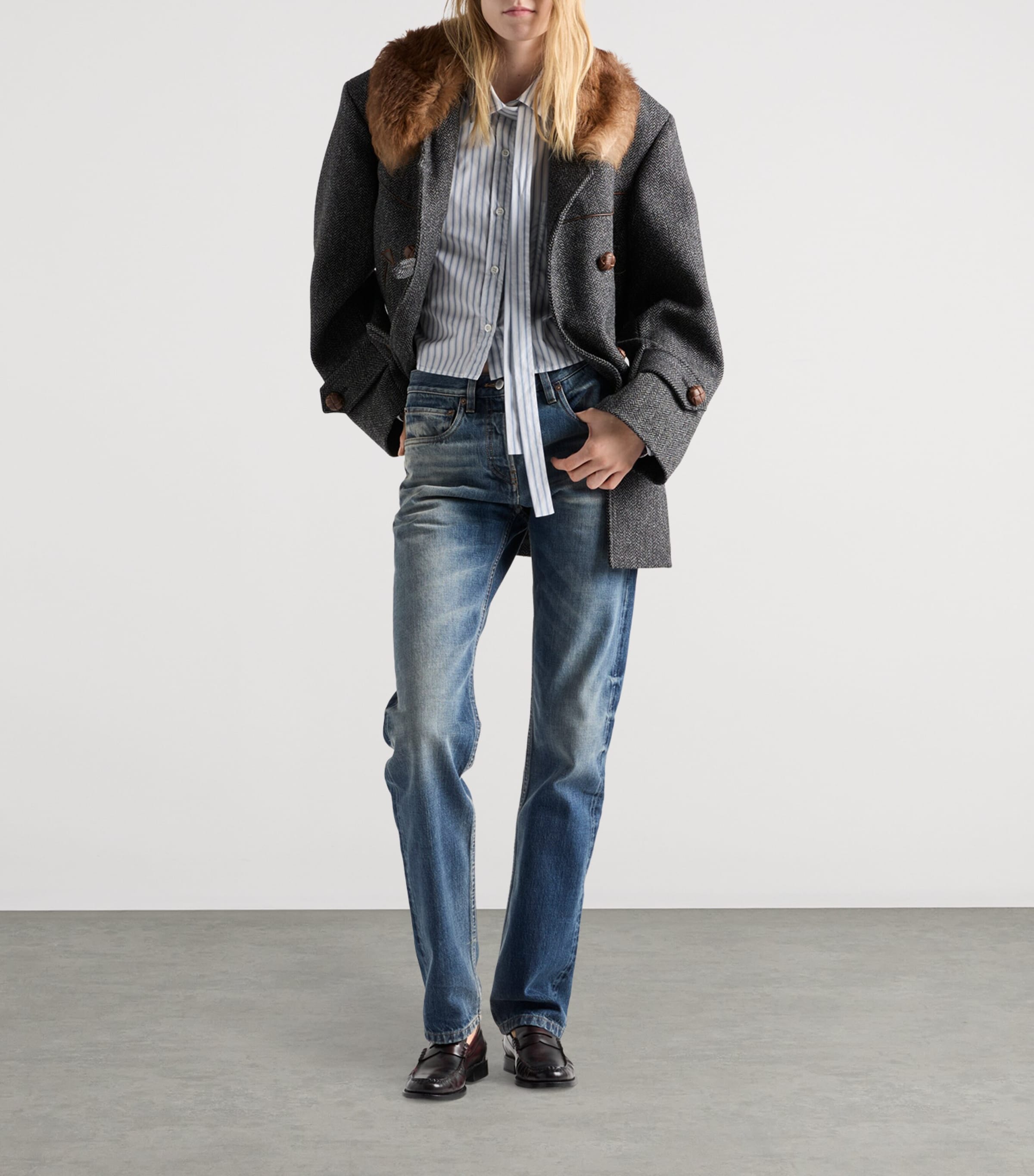 Stripe Poplin Shirt F0637 Image 2