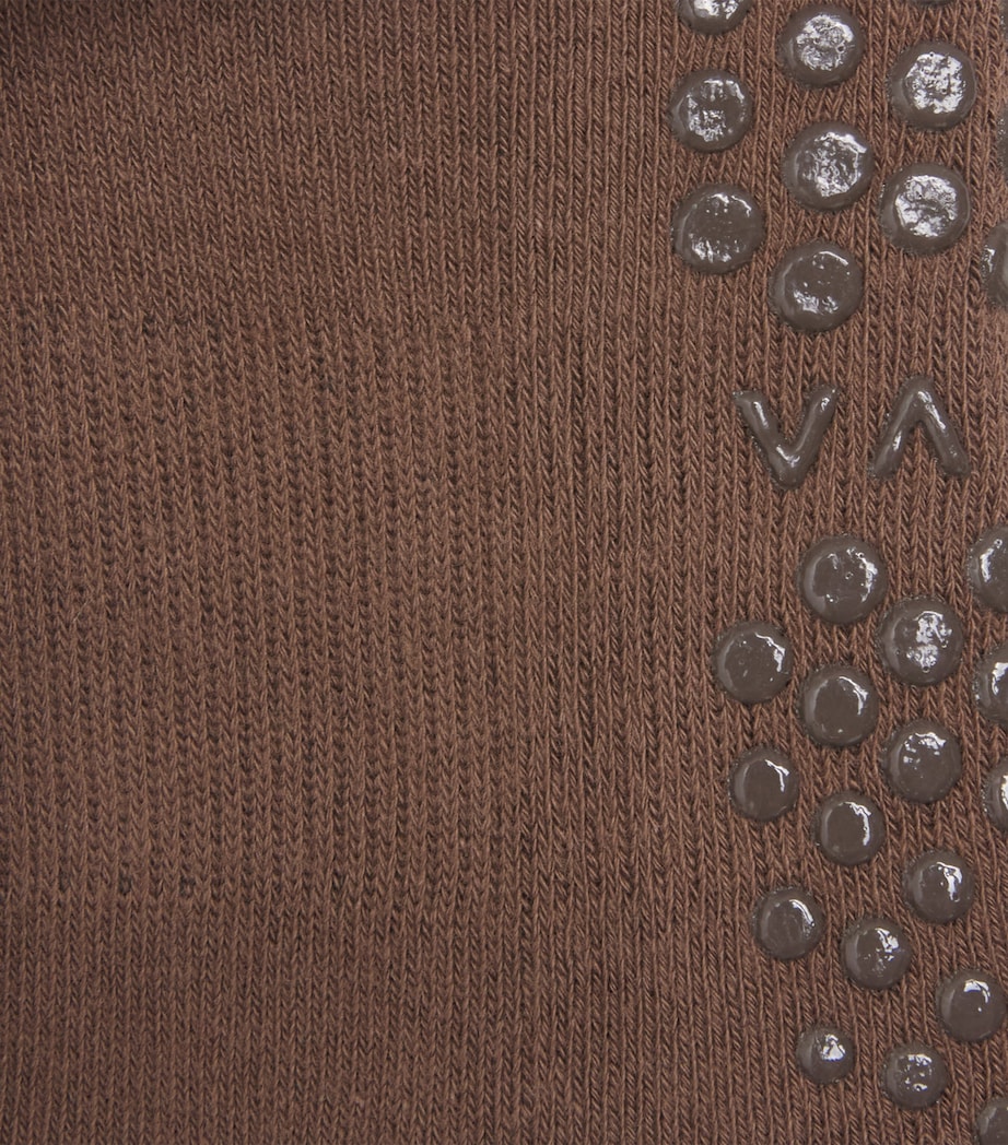 Varley Womens Kendrick Grip Socks Deep Taupe Image 2