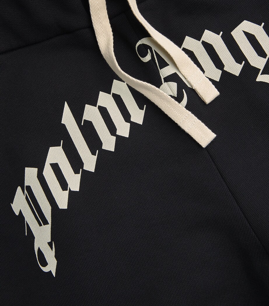 Logo Track Sweatshorts BLACK Image 5