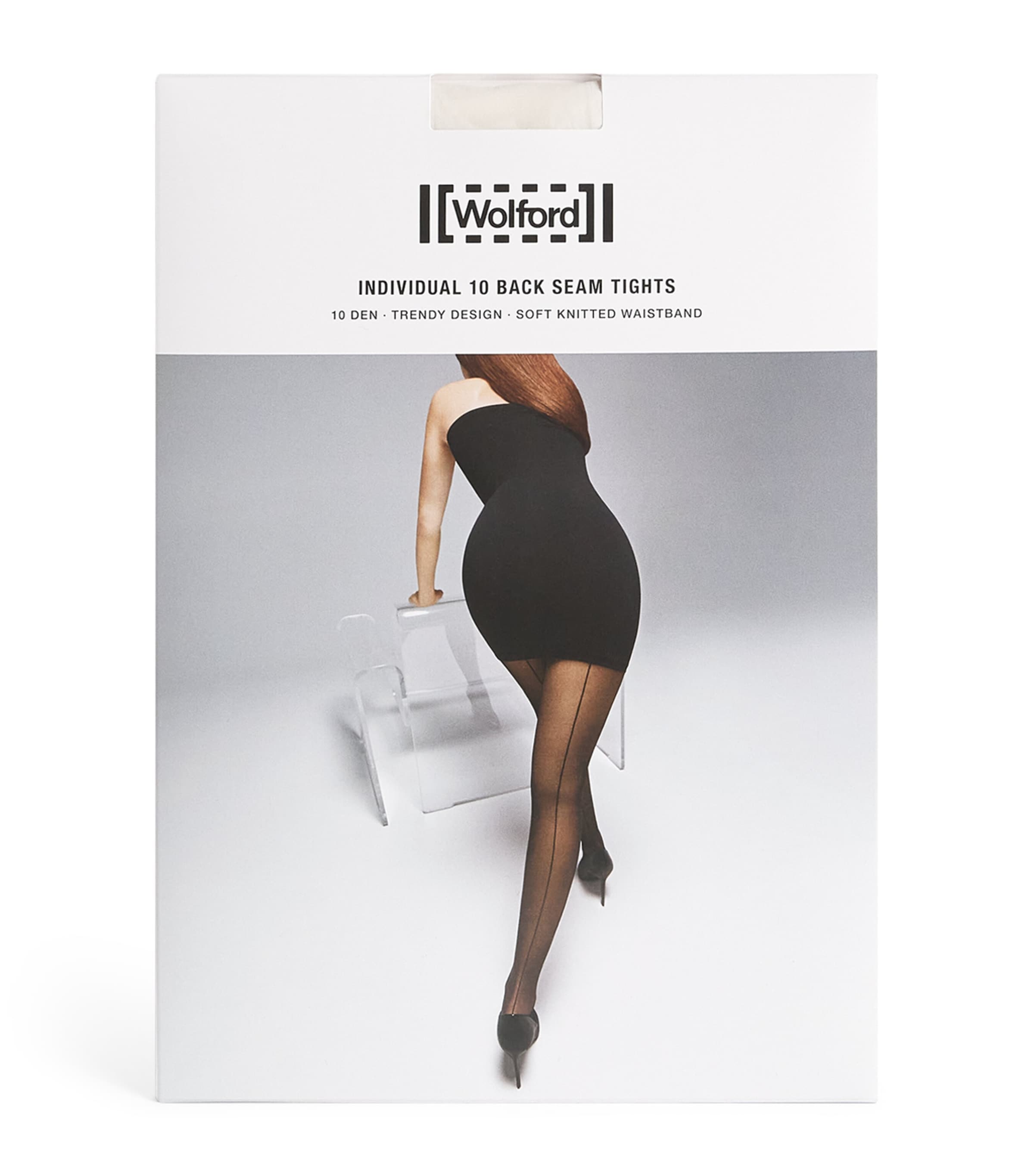 Wolford Individual 10 Back Seam Tights