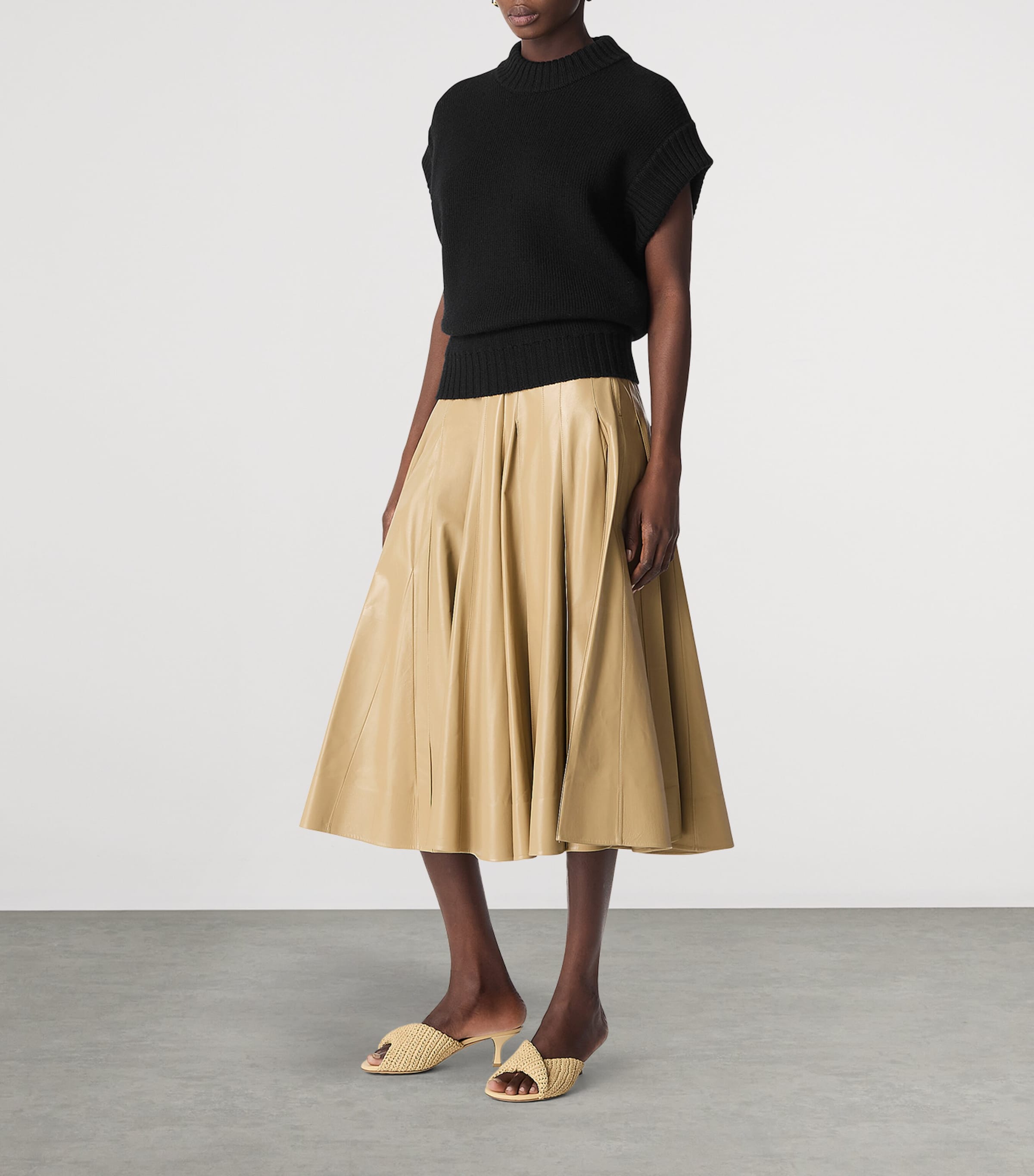 Raffia Blink Mules 50 9218 Image 2