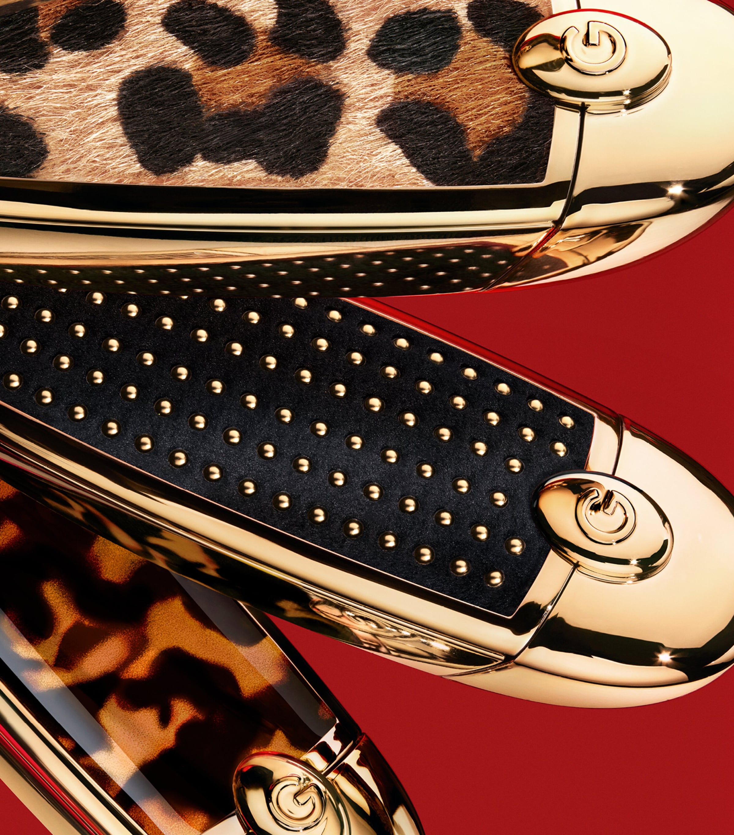 Studded-Leather Rouge G Lipstick Case LES STUDS Image 4