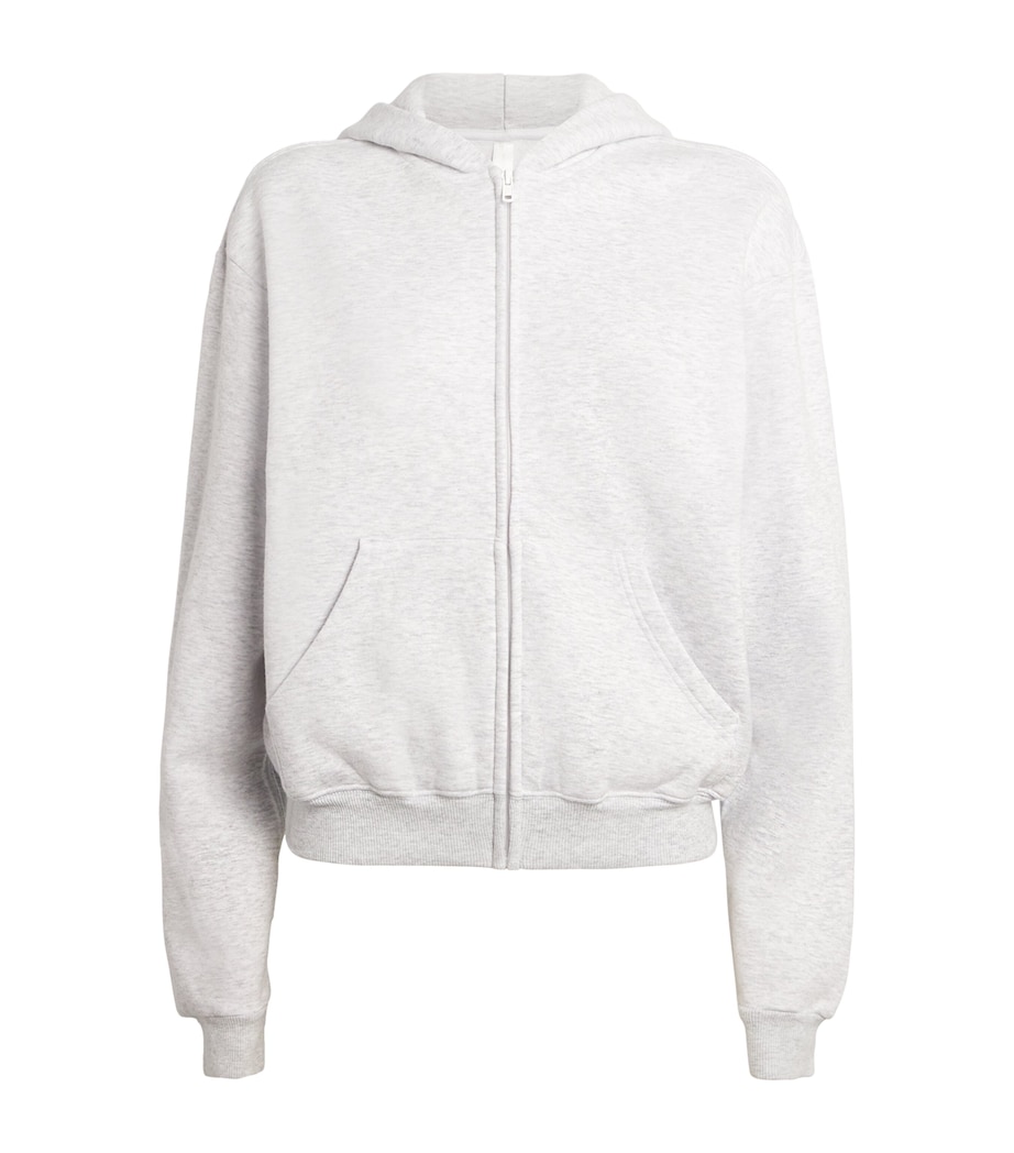 Cotton-Blend Fleece Classic Hoodie LIGHT HEATHER GREY Image 1