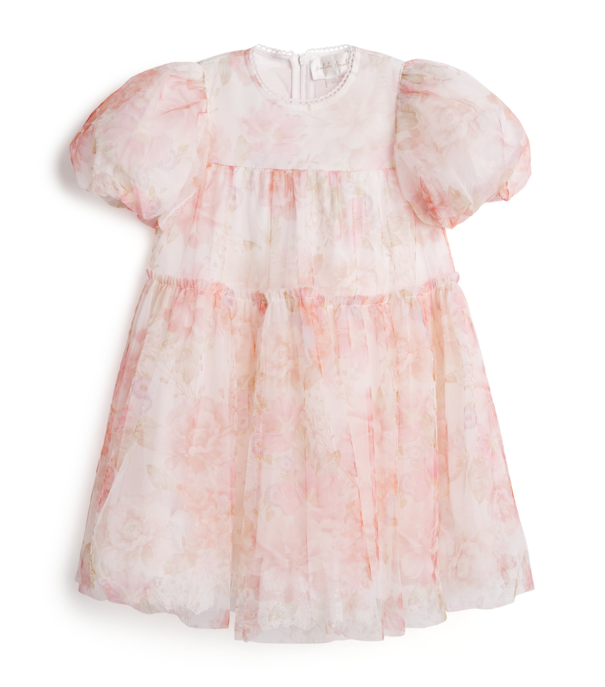 Tulle Floral Dress (4-16 Years) DELICATE BOUQET PRNT Image 1