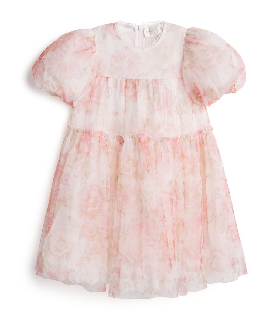 Tulle Floral Dress (4-16 Years) DELICATE BOUQET PRNT Image 1