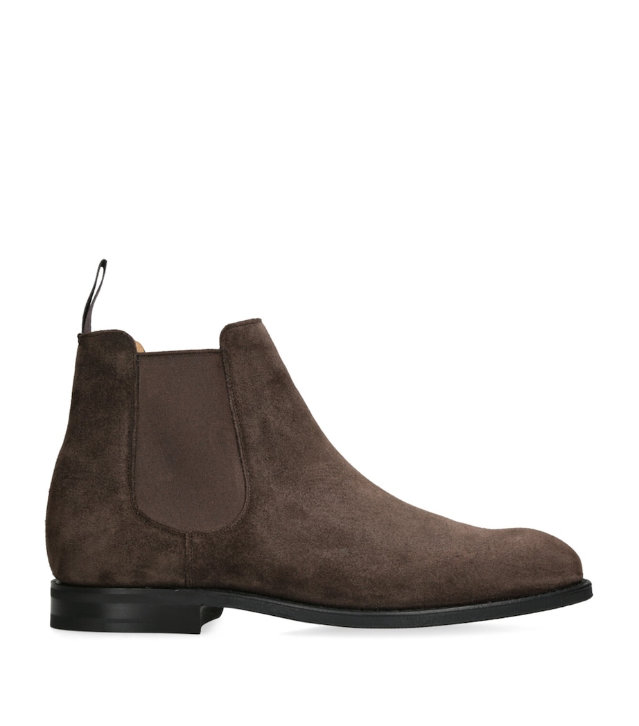 Church's Suede Amberley 2 Chelsea Boots Dark Brown Image 1