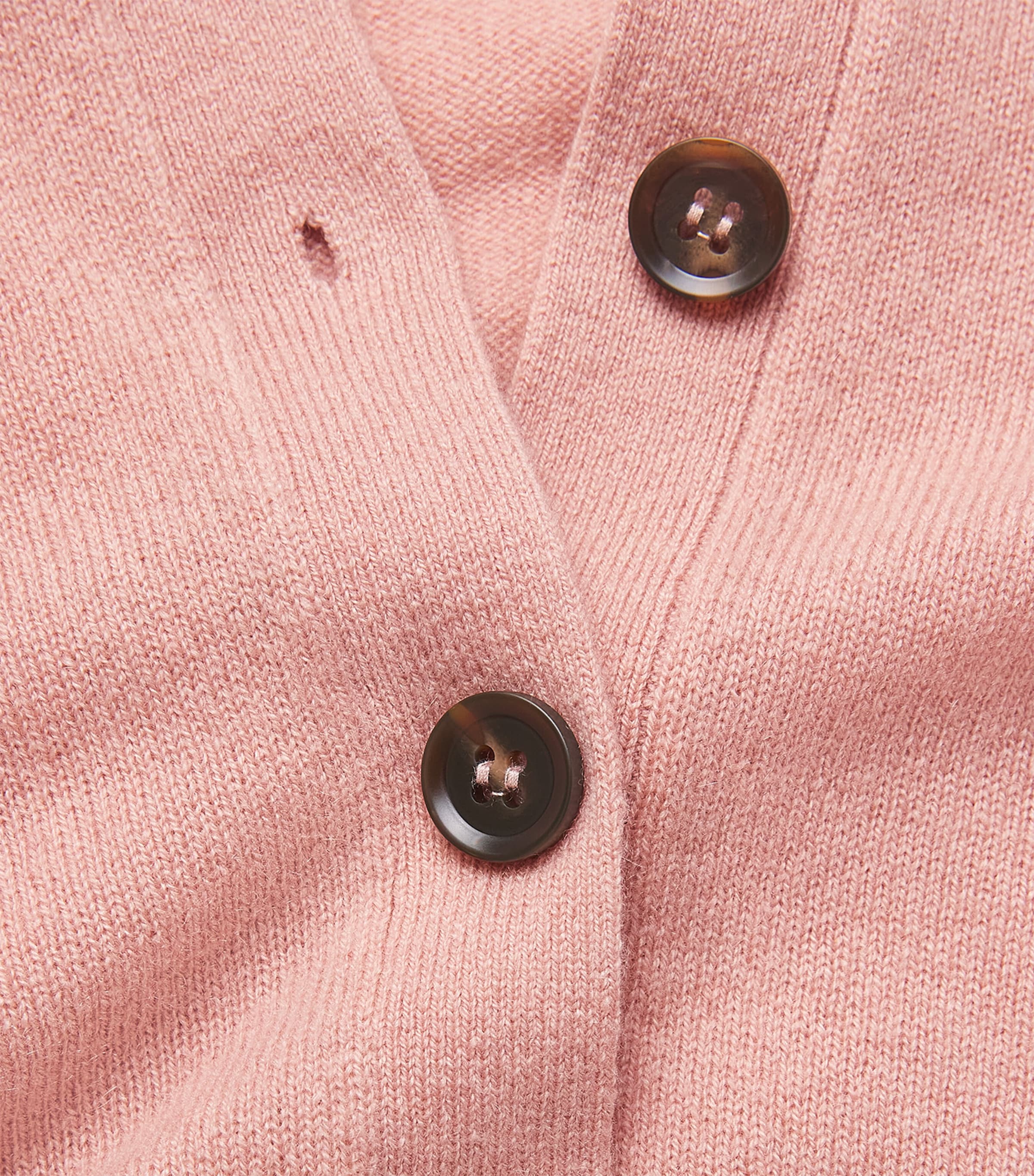 ME+EM Womens Cashmere Cardigan Pale Blush Image 6