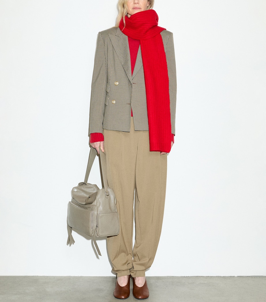 MAX&Co. Womens Virgin Wool Sweater Red Image 4