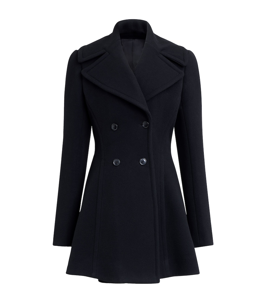 Wool Cinched Coat NOIR ALAIA Image 1